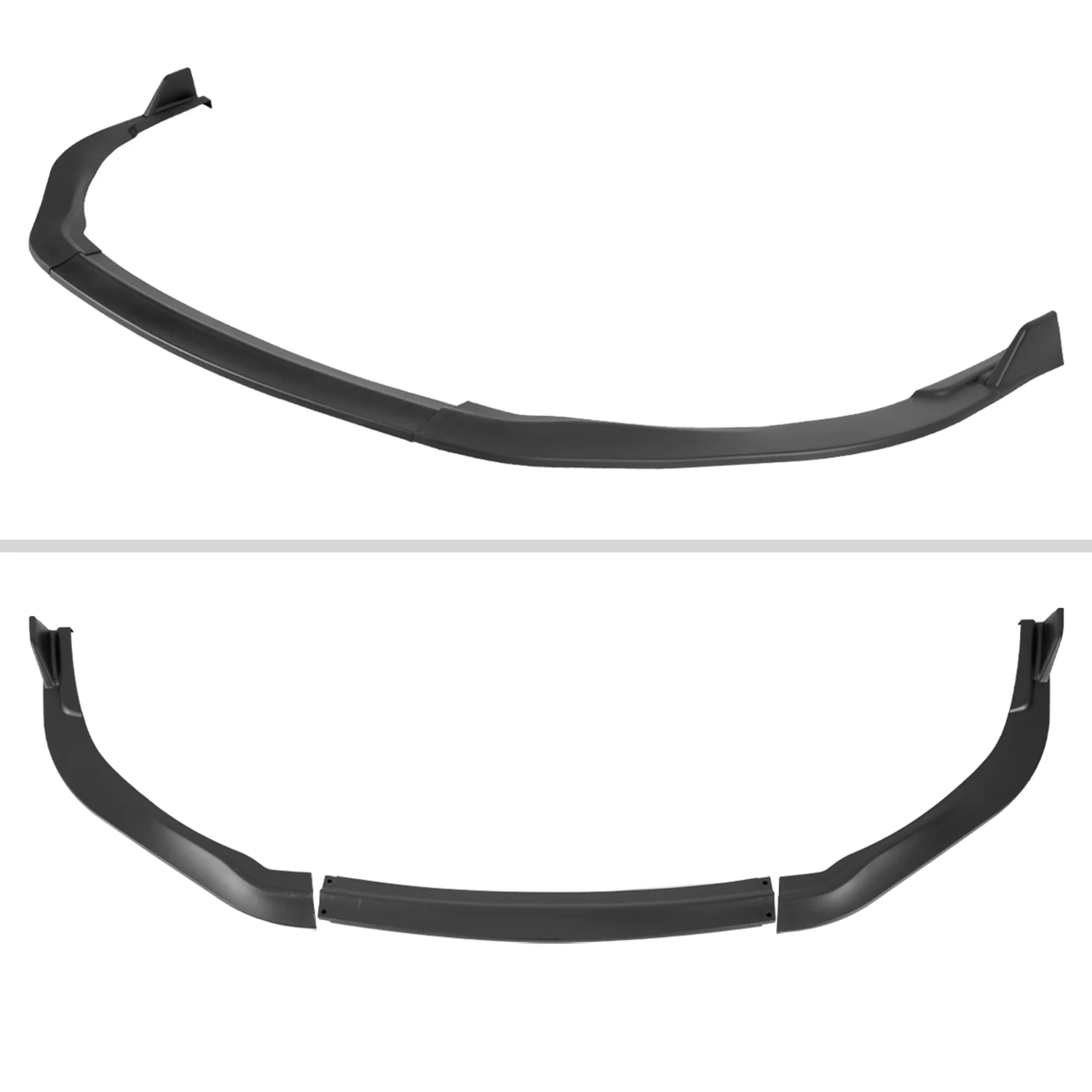 2013-2015 Lexus ES350 Matte Black 3Pcs Front Bumper Lip Splitter Kit - Image 8