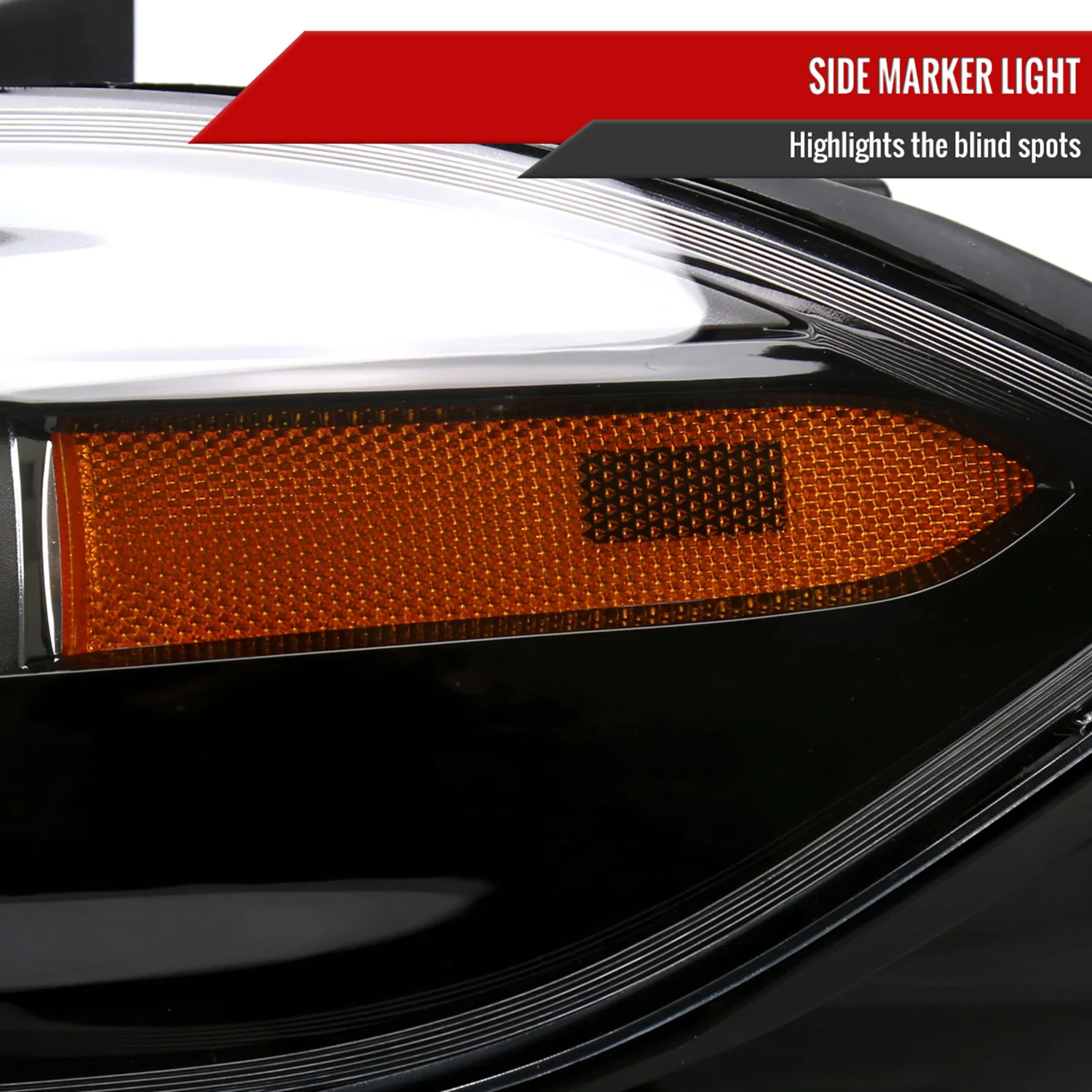 2013-2016 Dodge Dart Factory Headlights Projector High/Low Beam Jet Black - Image 5