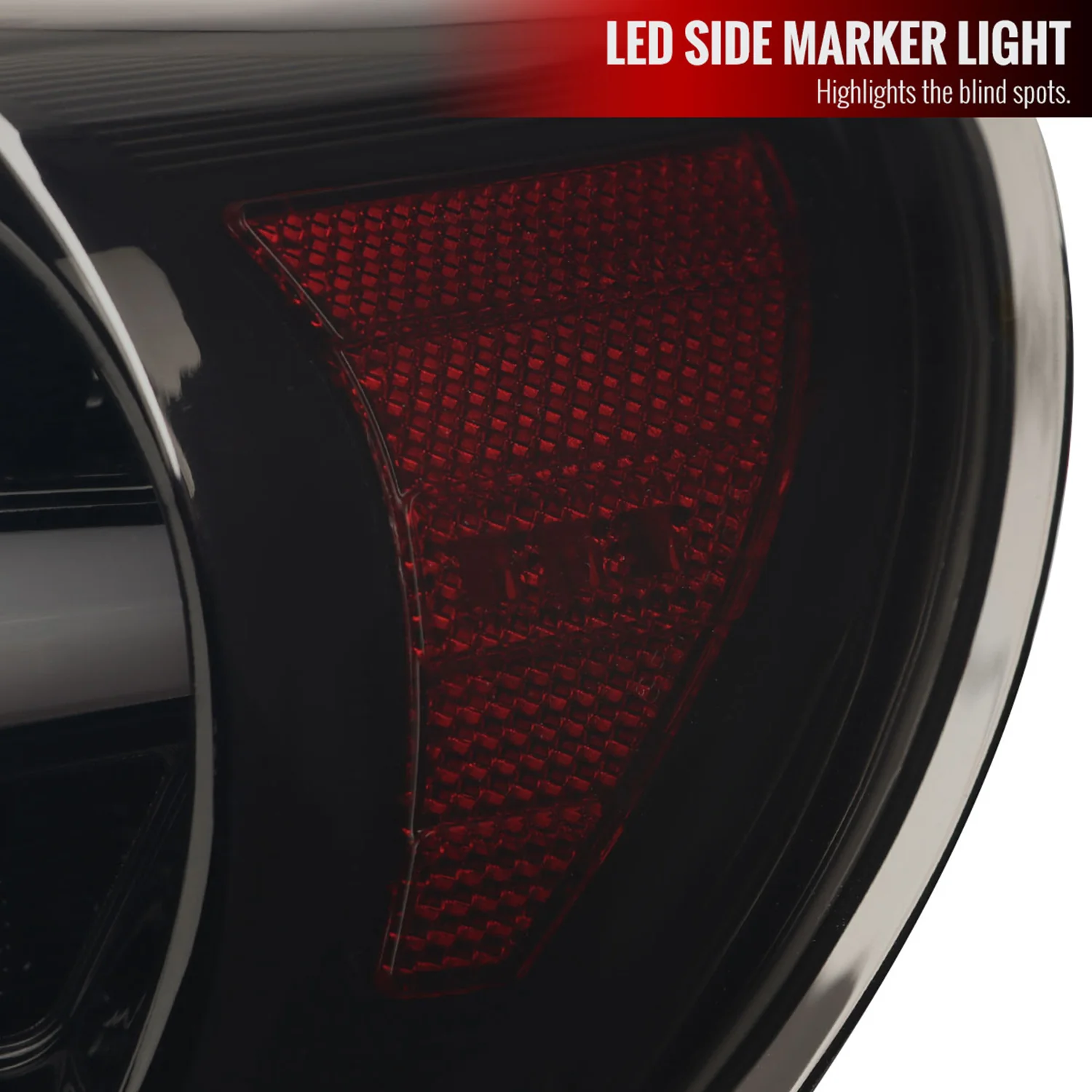 2013-2016 Scion FRS/ Subaru BRZ Lambo LED Tail Lights Glossy Black/Smoke Lens - Image 5