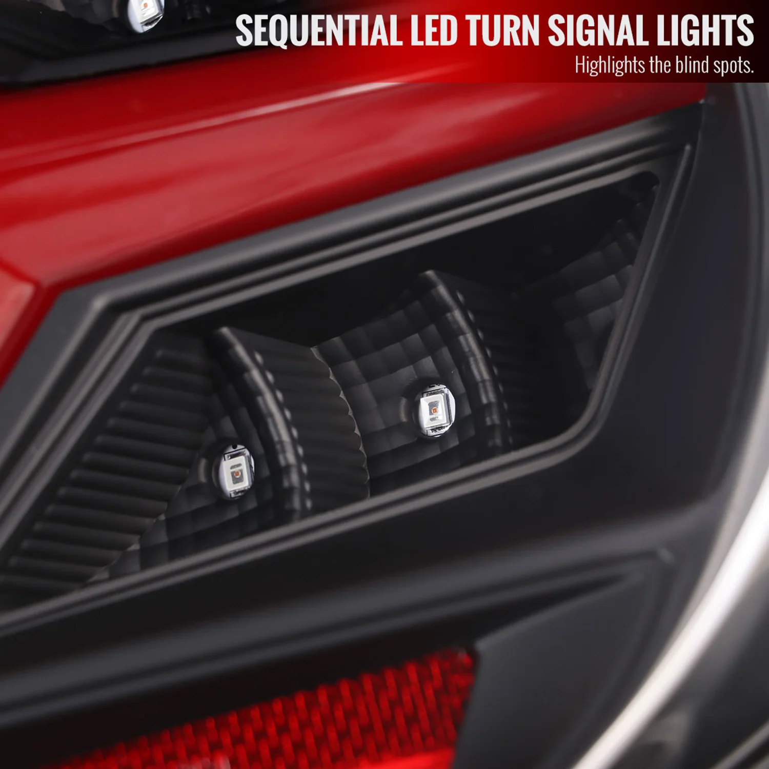 2013-2016 Scion FRS/ Subaru BRZ Lambo Sequential LED Tail Lights Black/Clear - Image 4