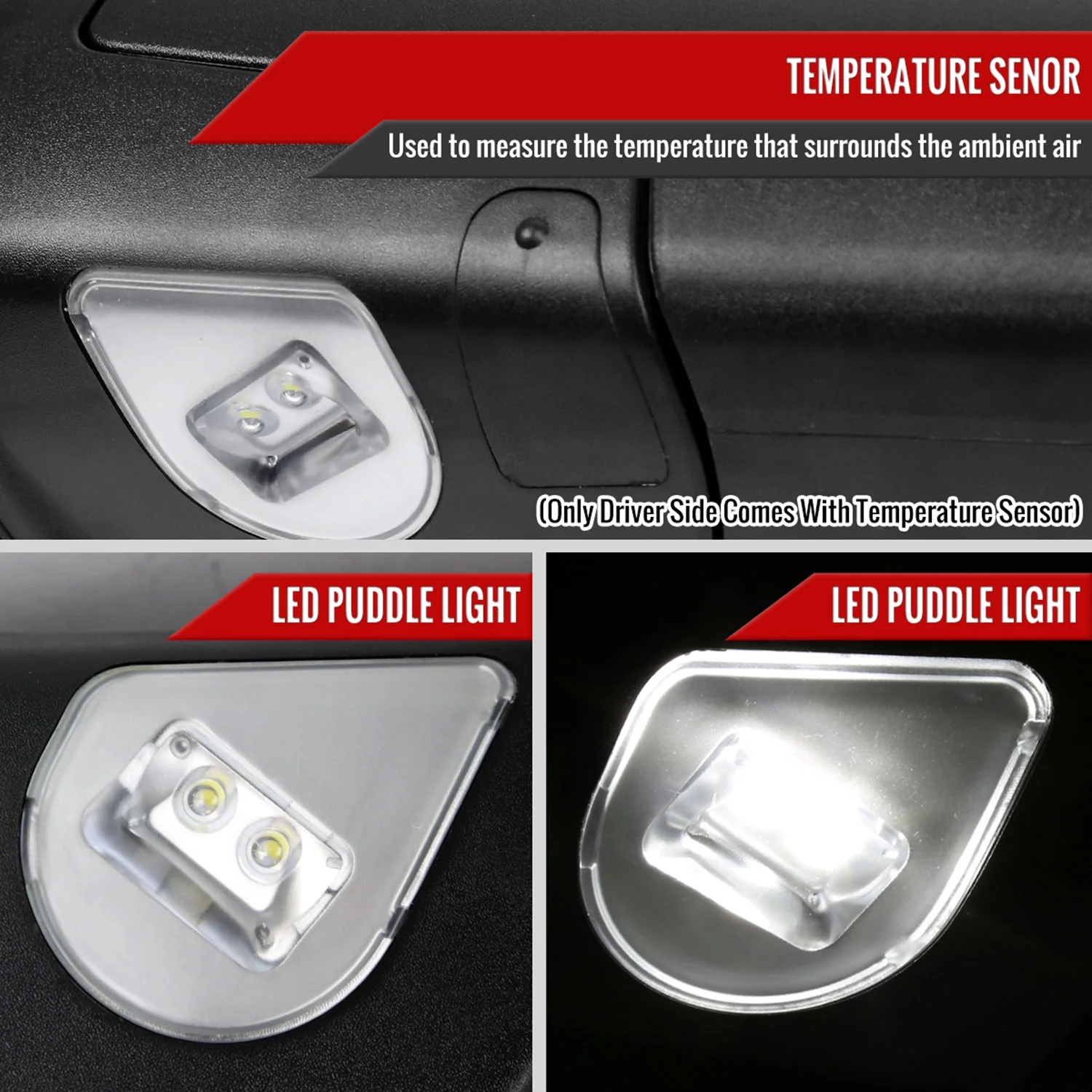 2013-2017 Dodge RAM 1500/2500/3500 Auto-Fold Heated & Manual Towing Mirrors - Image 4