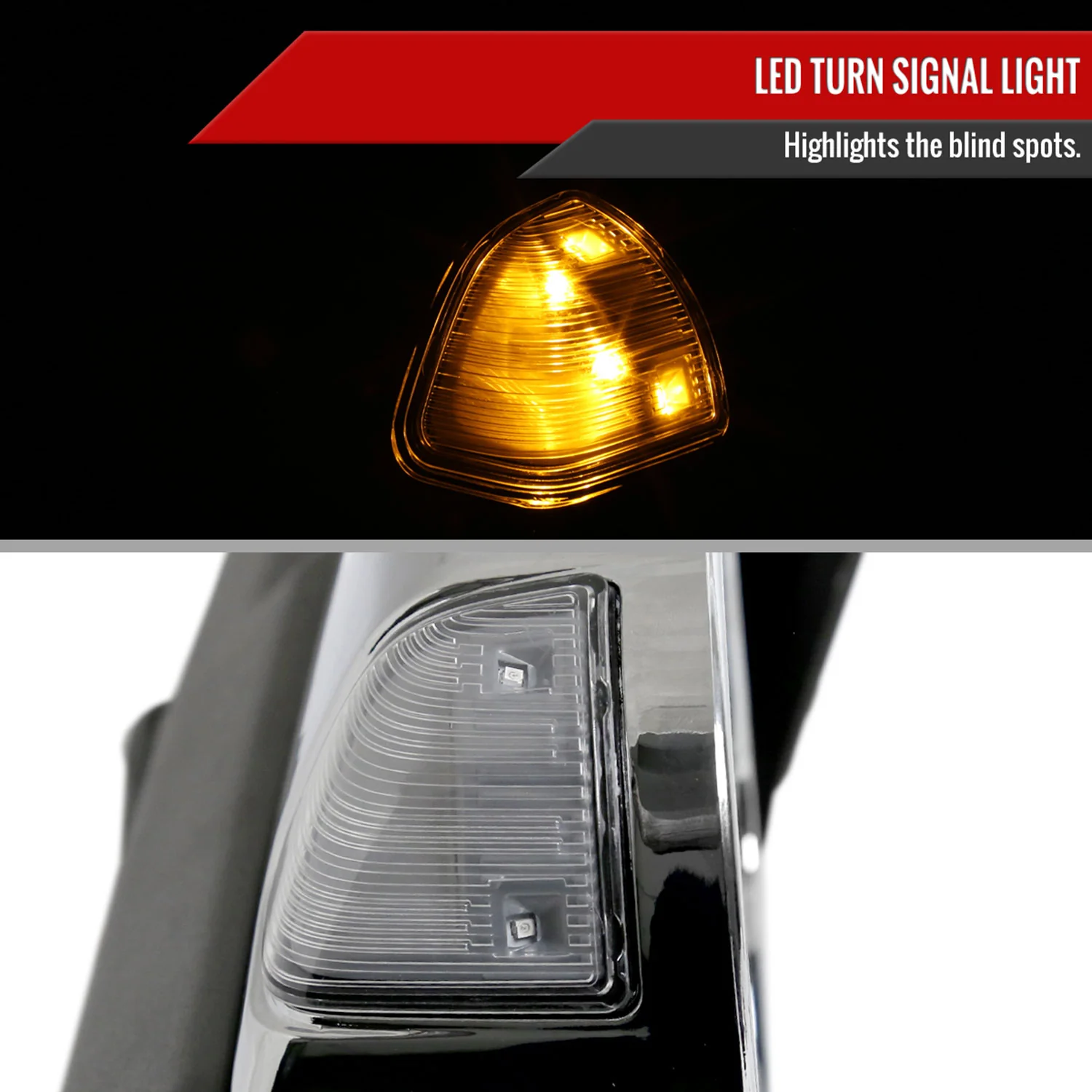 2013-2017 Dodge RAM 1500/2500/3500 Auto-Fold Heated & Manual Towing Mirrors - Image 5