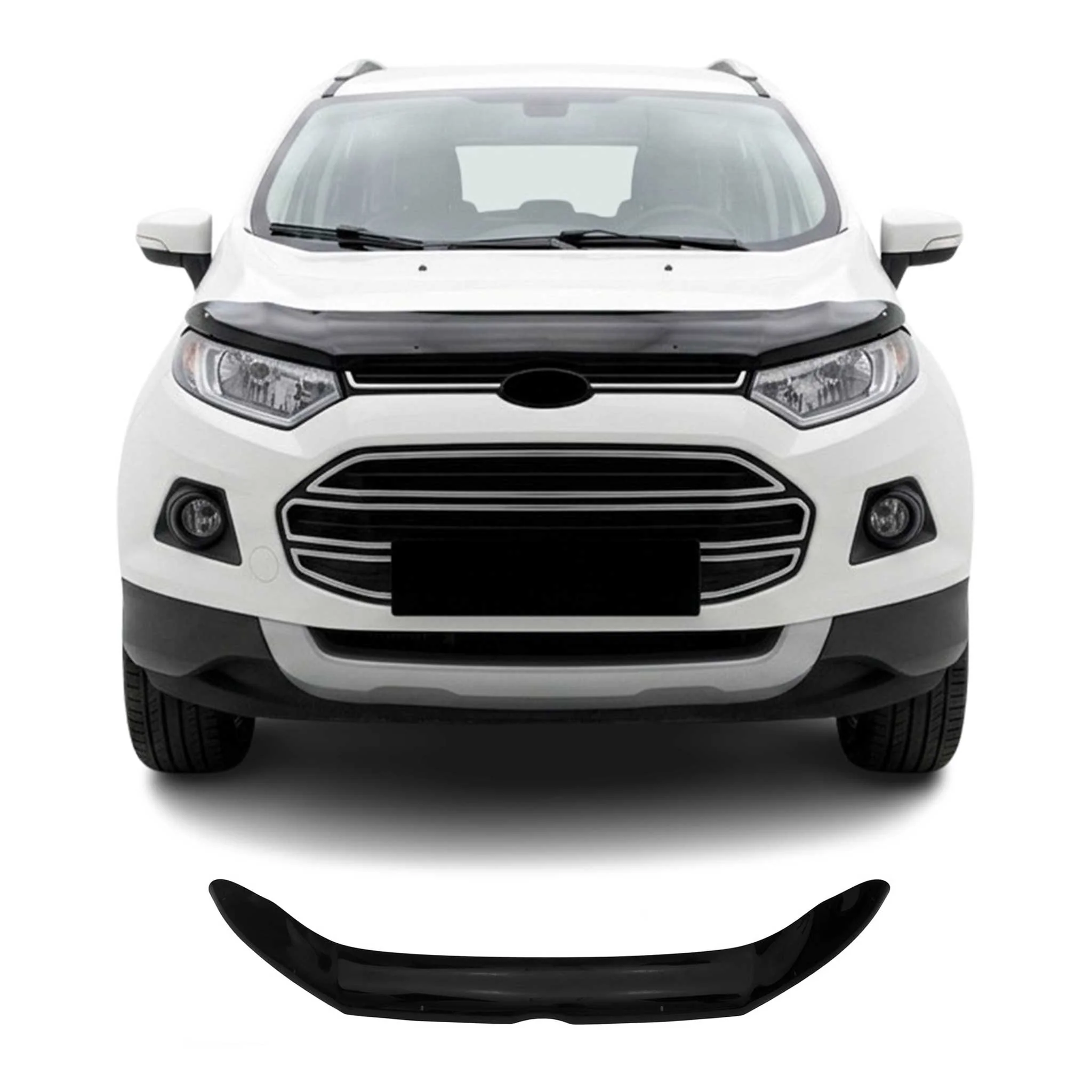 2013-2017 Ford EcoSport Front Bug Shield Hood Deflector 1 Pc Smoke