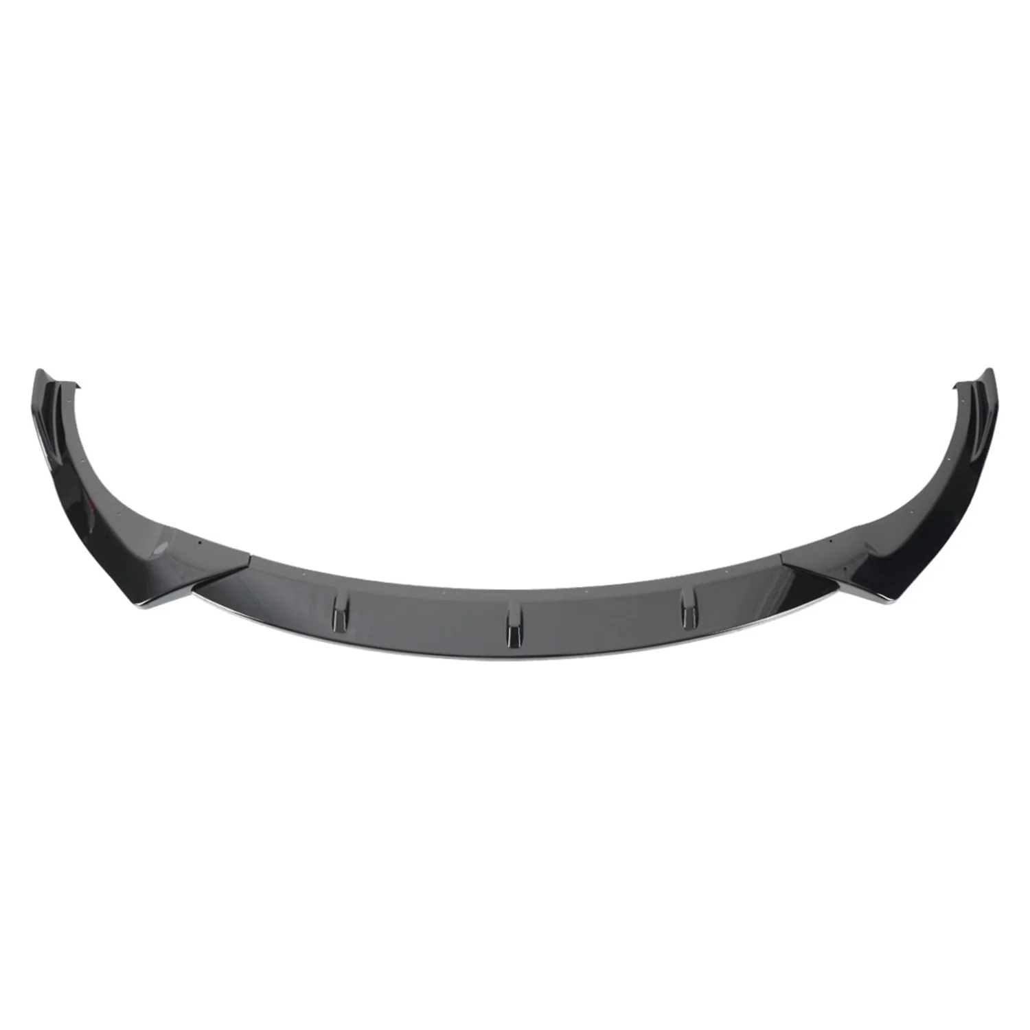 2013-2017 Hyundai Veloster Turbo Glossy Black 3PC Front Bumper Splitter Kit - Image 7