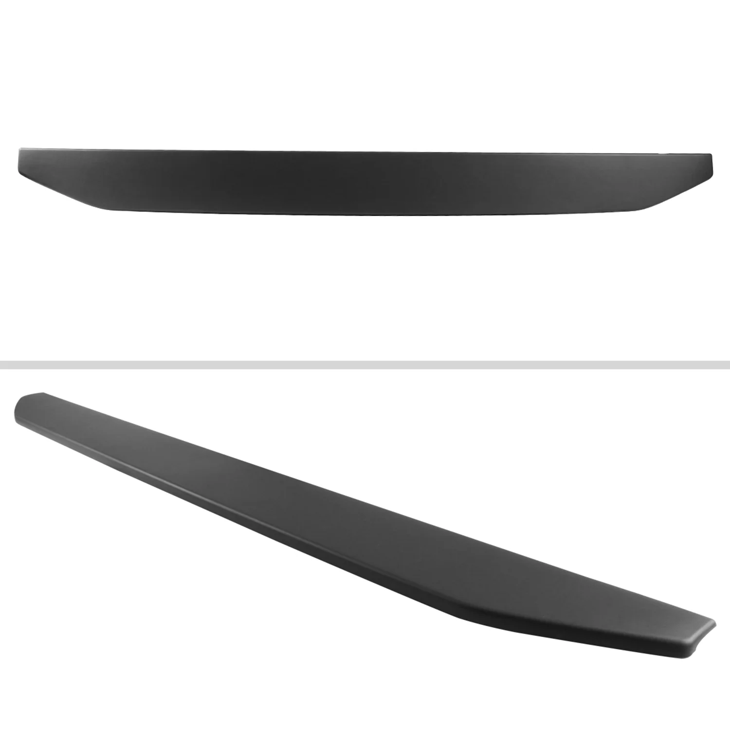 2013-2018 Nissan Frontier Black Textured ABS Tailgate Molding Protector Cap - Image 3