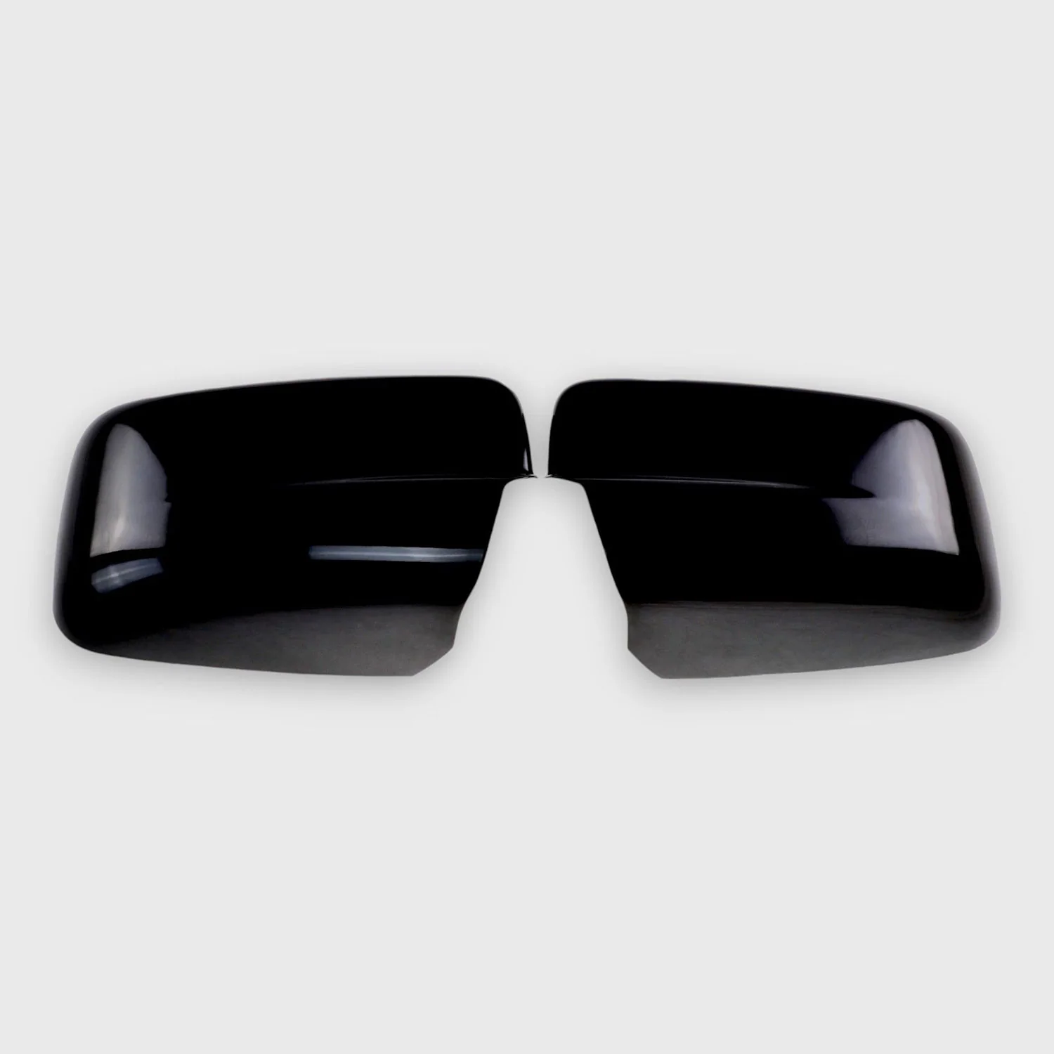 2013-2018 RAM 1500 Mirror Cover Caps Gloss Black 2Pcs ABS Plastic