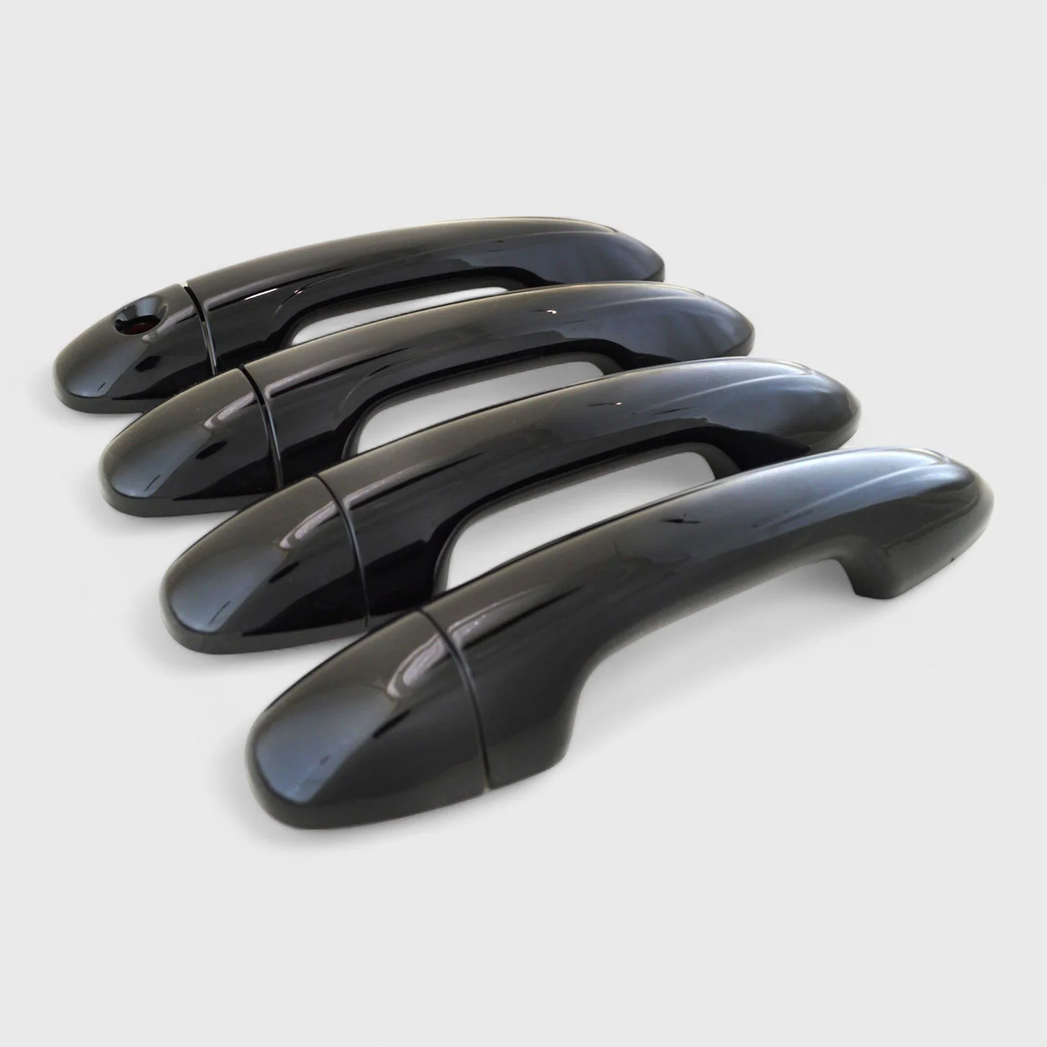 2013-2018 Toyota RAV4 Door Handle Cover Gloss Black 8Pcs ABS Plastic - Image 2