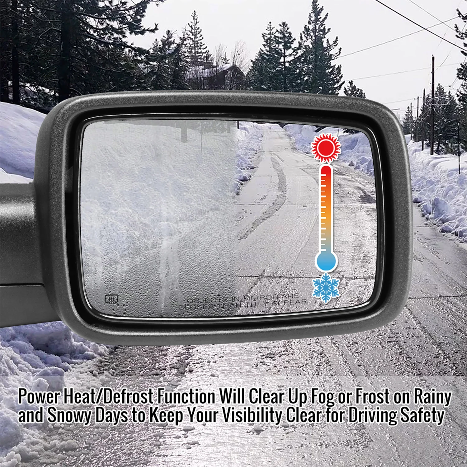 2013-2019 Dodge RAM Chrome Auto-Fold&Heated Side Mirror Turn Signal Passenger - Image 10
