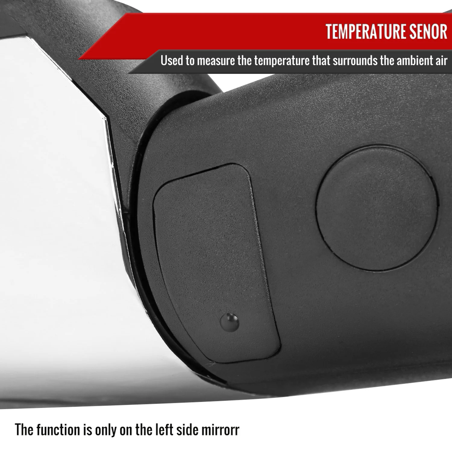 2013-2019 Dodge RAM Chrome Heated Side Mirror Turn Signal &Puddle Light Driver - Image 6