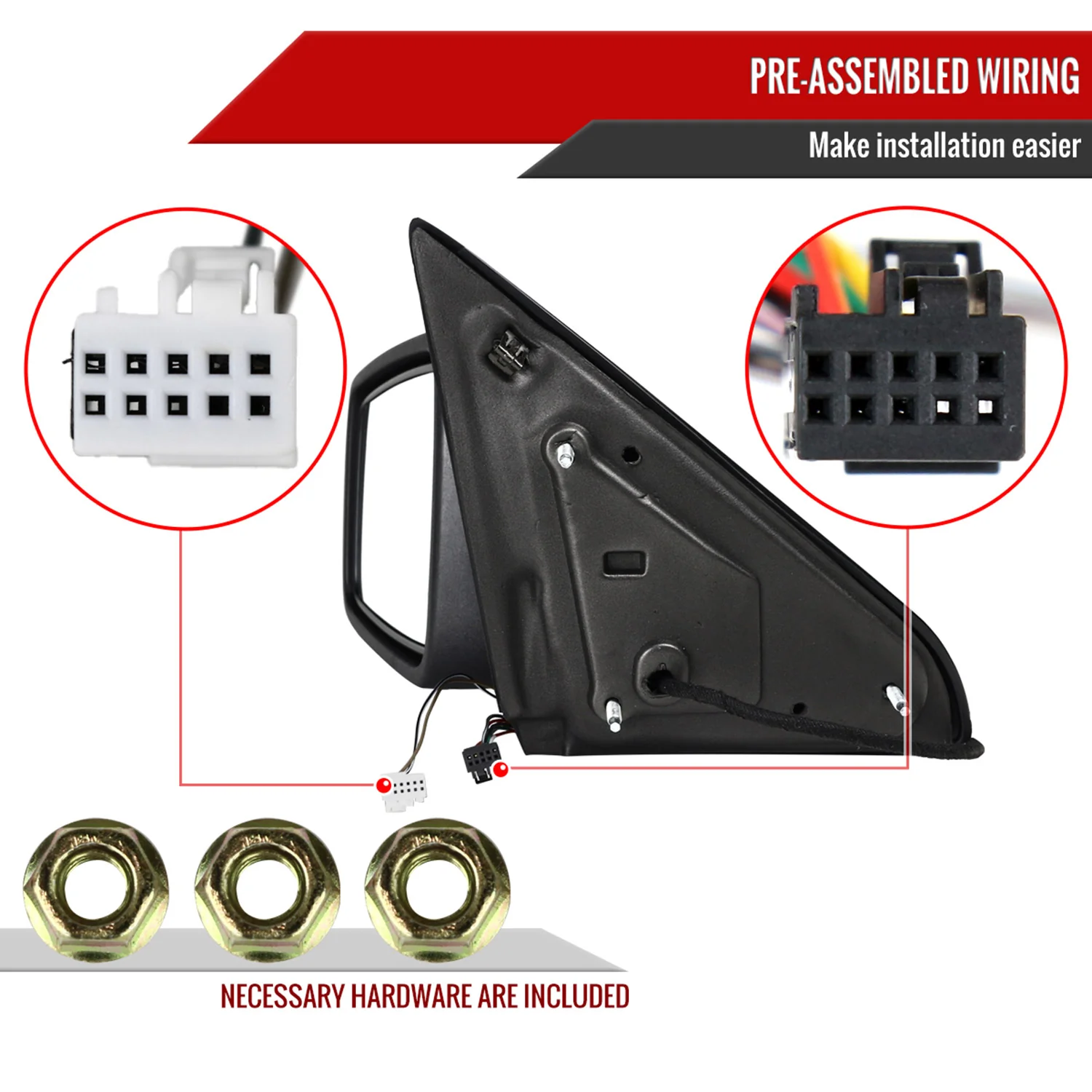 2013-2019 Dodge RAM Heated Side Mirror LED Turn Signal & Puddle Light Driver - Image 7