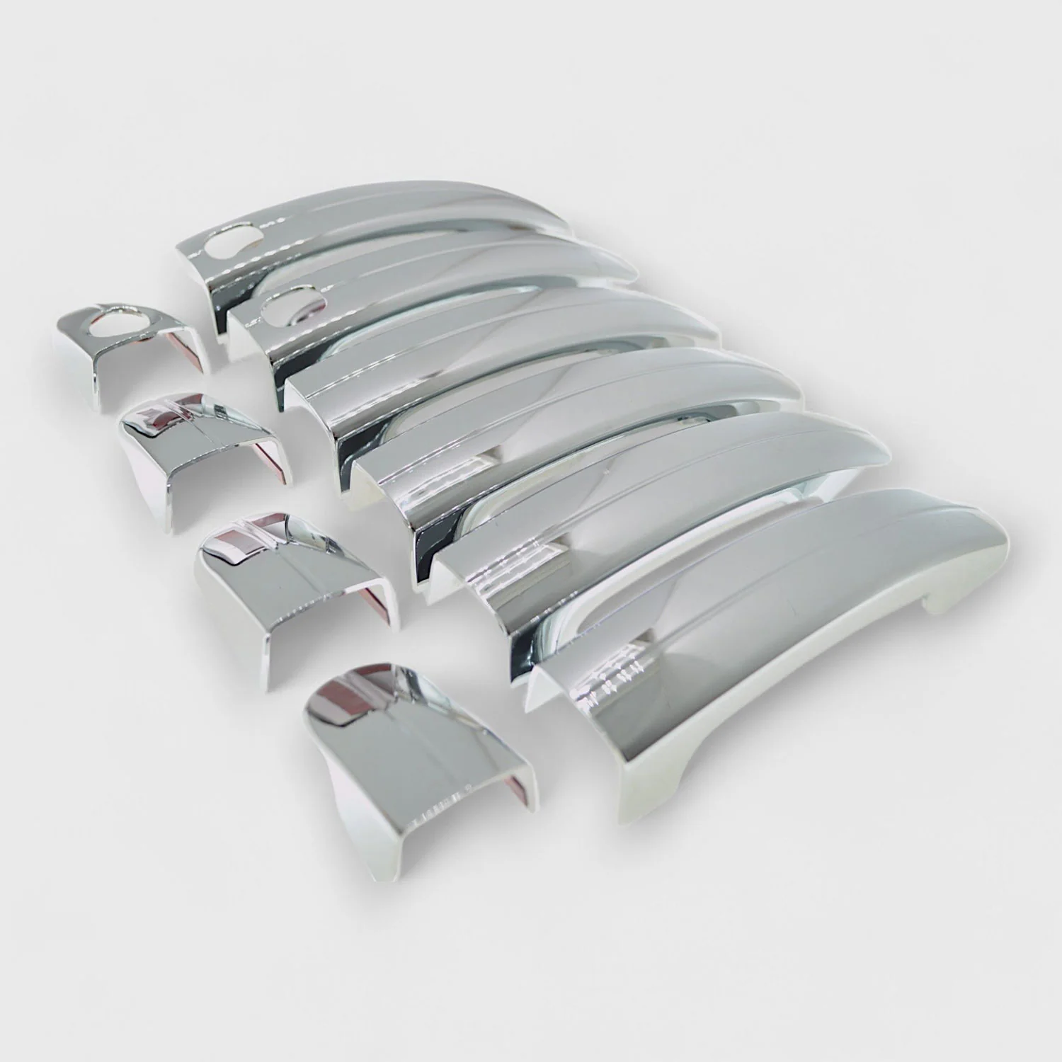 2013-2019 Ford Escape Door Handle Cover Chrome 10Pcs ABS Plastic - Image 2