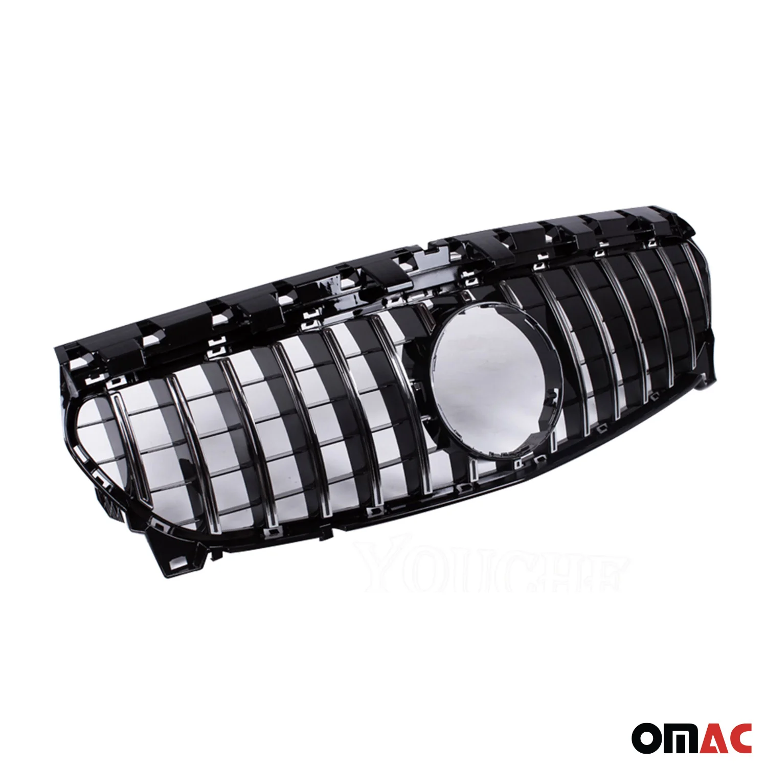 2013-2019 Mercedes A Class W117 Front Bumper Grille GT Silver - Image 2