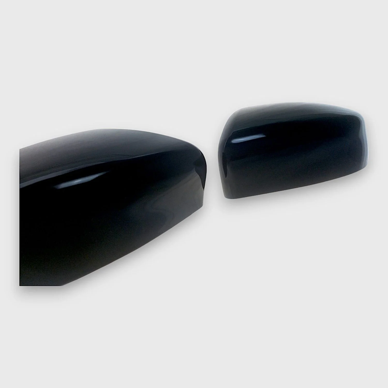 2013-2019 Nissan Sentra Mirror Cover Caps Gloss Black 2Pcs ABS Plastic - Image 2