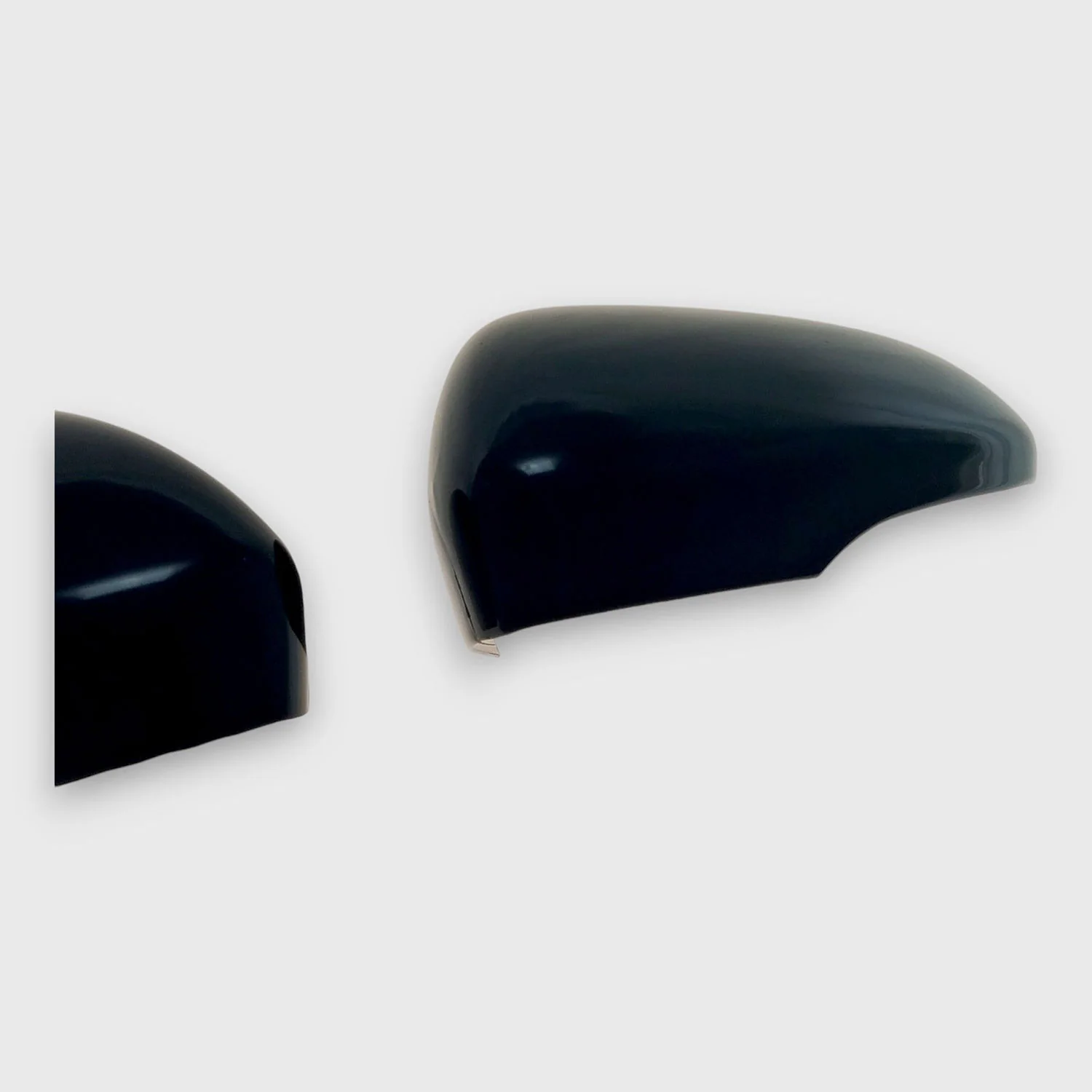 2013-2020 Ford Fusion Mirror Cover Caps Gloss Black 2Pcs ABS Plastic - Image 2