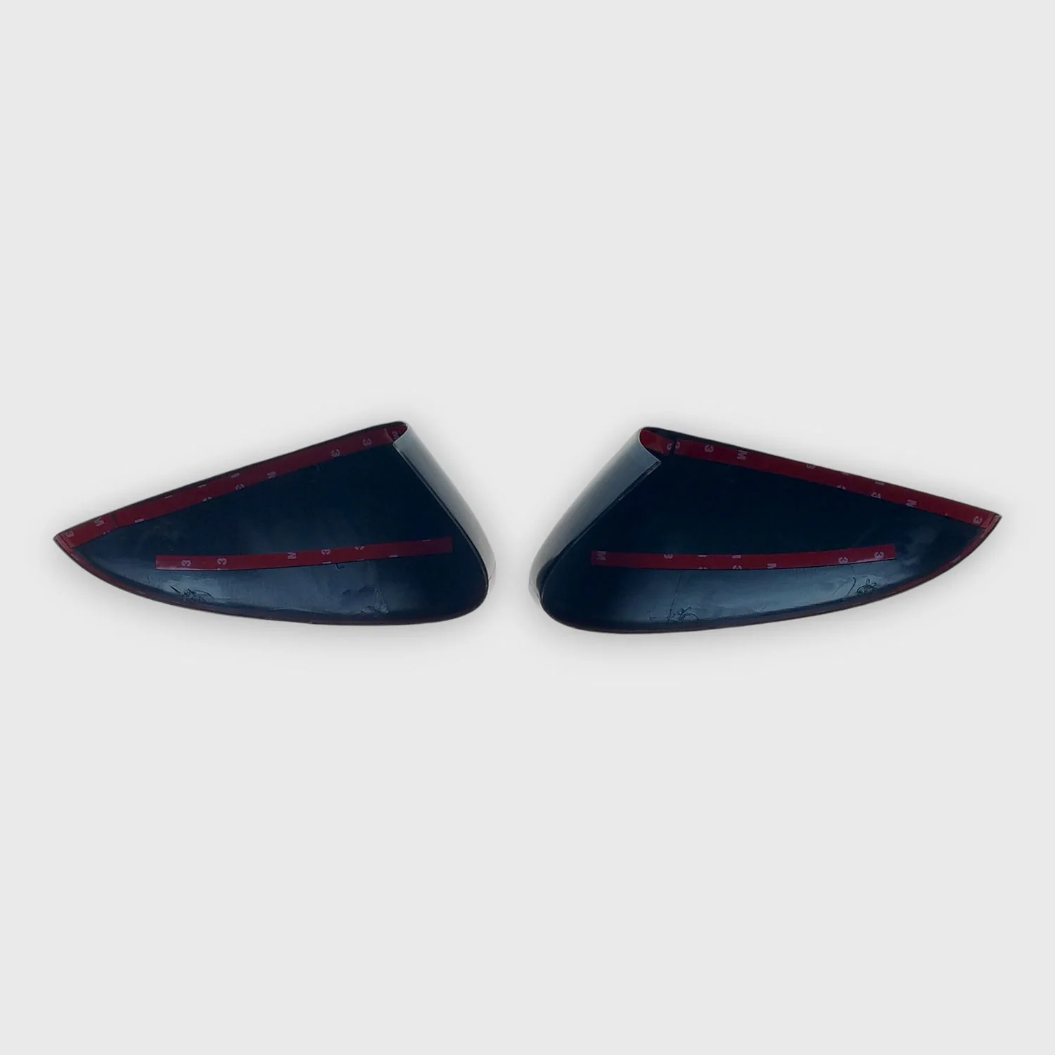 2013-2020 Ford Fusion Mirror Cover Caps Gloss Black 2Pcs ABS Plastic - Image 3