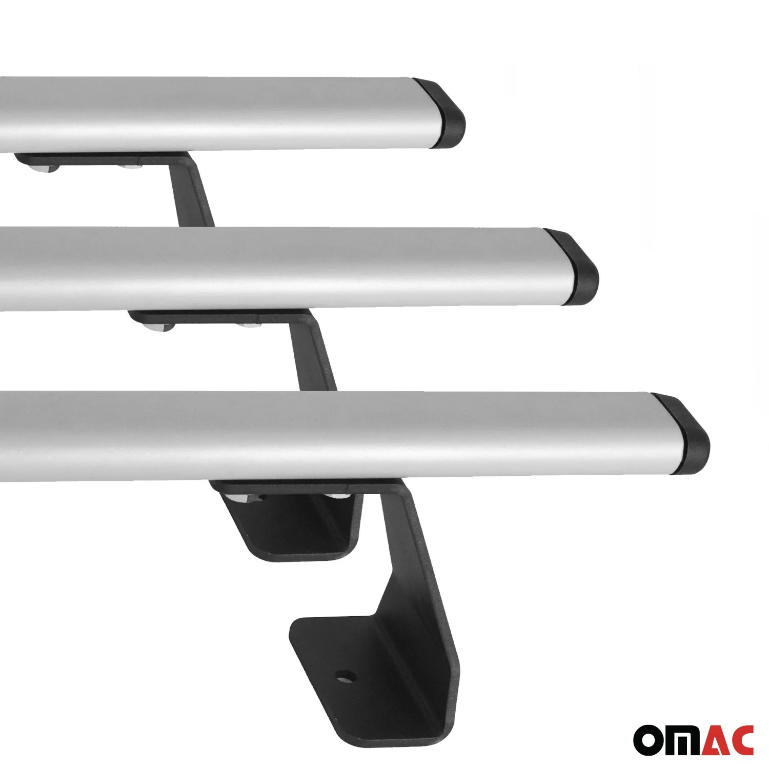 2013-2021 Nissan NV200 Roof Rack Cross Bars 3Pcs Silver - Image 7