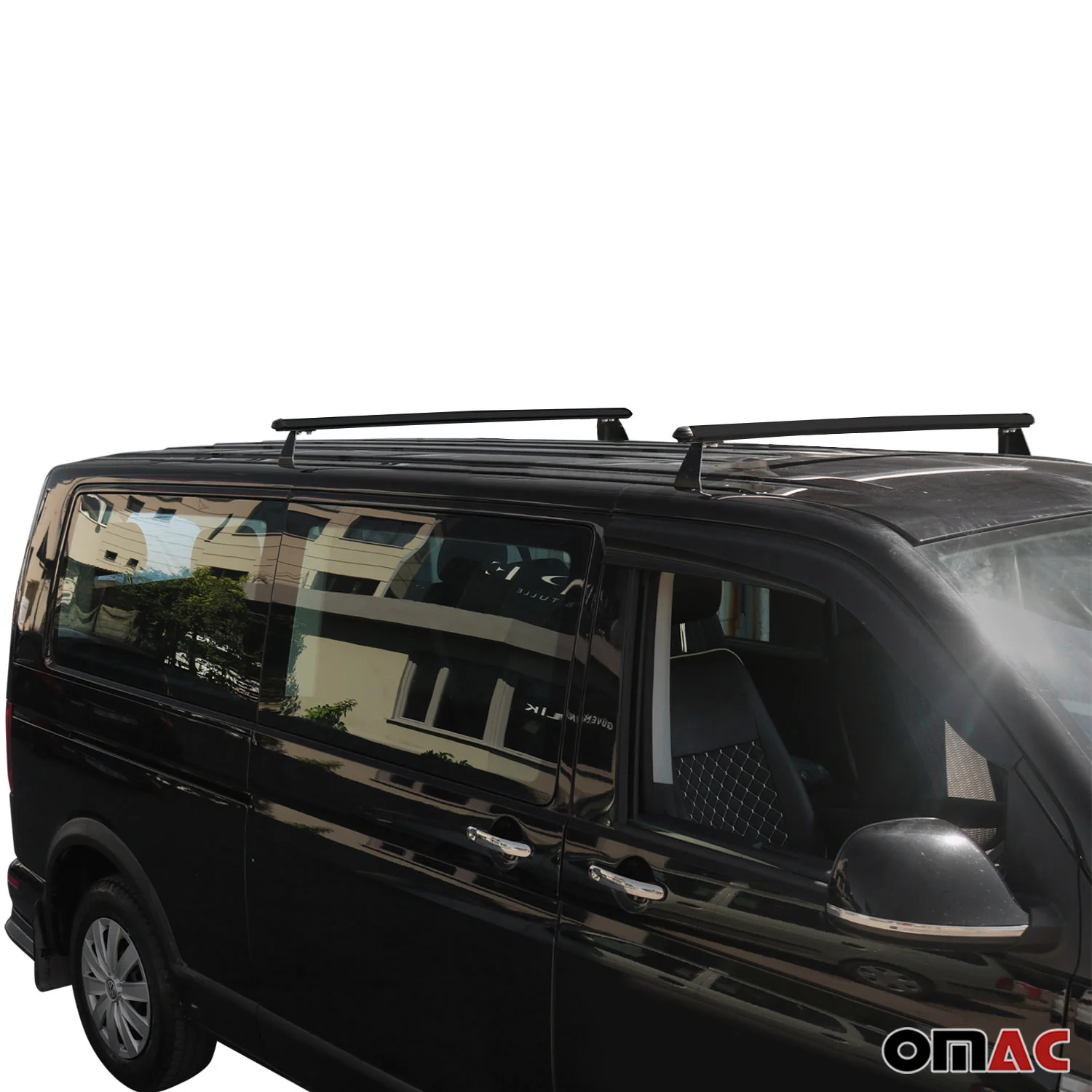 2013-2021 Nissan NV200 Roof Rack Cross Bars Luggage Carrier Aluminium Black 2 Pcs - Image 3