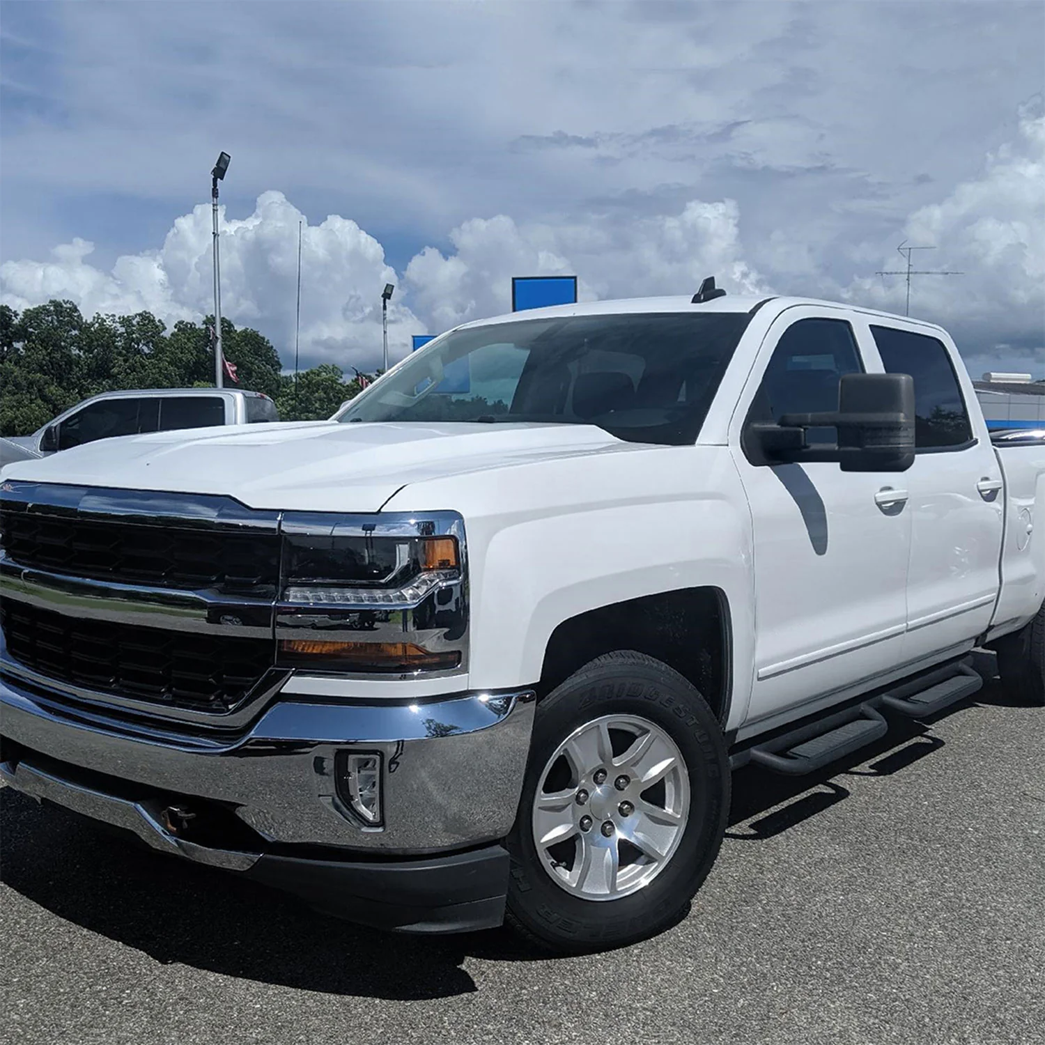 2014-2016 Chevy Silverado/GMC Sierra Heated ATS Manual Towing Mirrors Smoke - Image 9