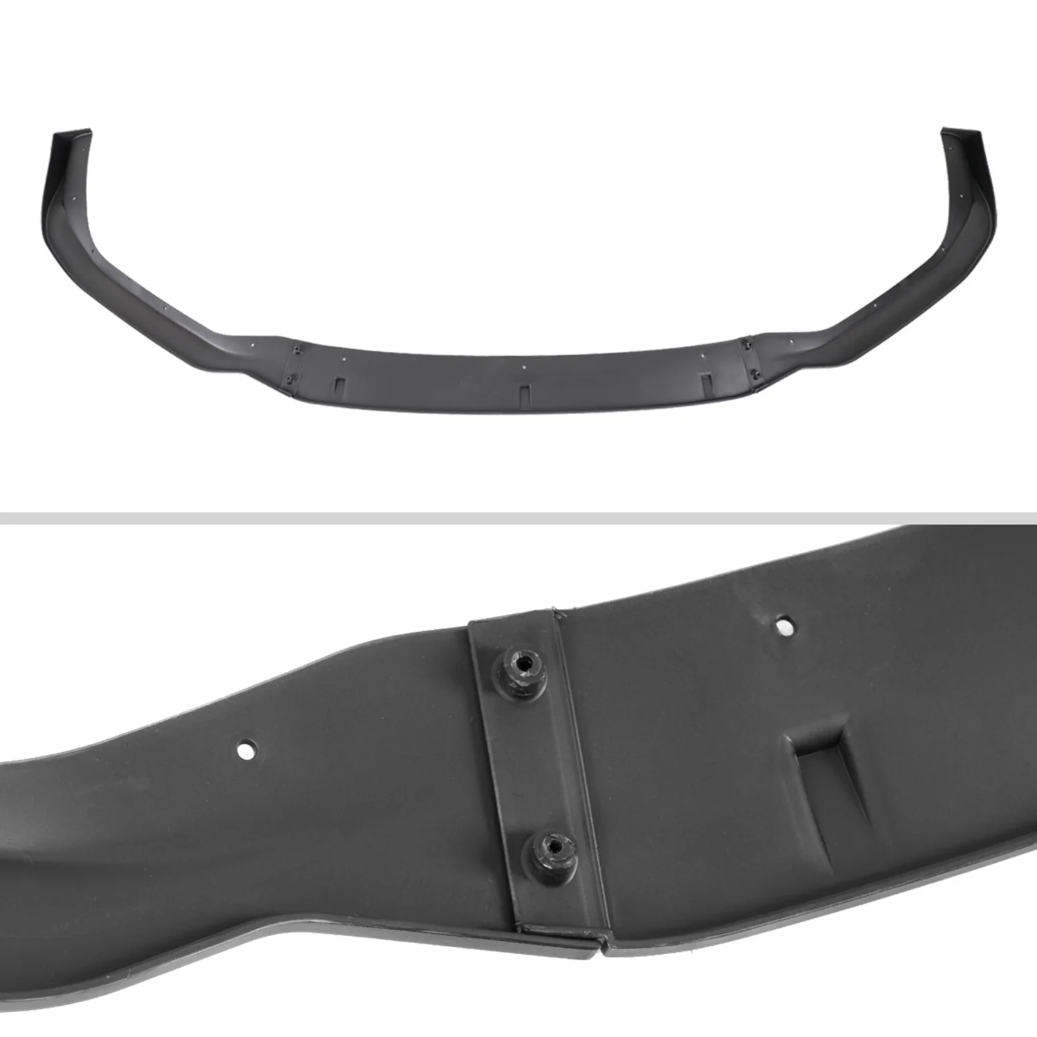 2014-2016 Lexus IS250 F-Sport Matte Black 3PC Front Bumper Lip Splitter Kit - Image 6