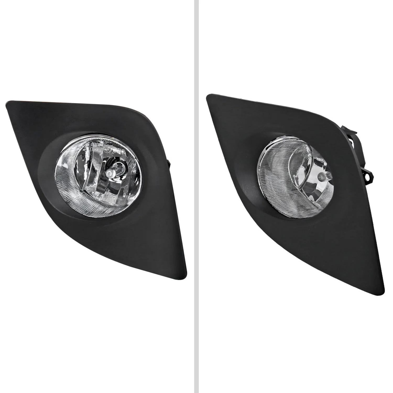2014-2016 Toyota Corolla H16 Fog Lights Kit Chrome Housing/Clear Lens - Image 2