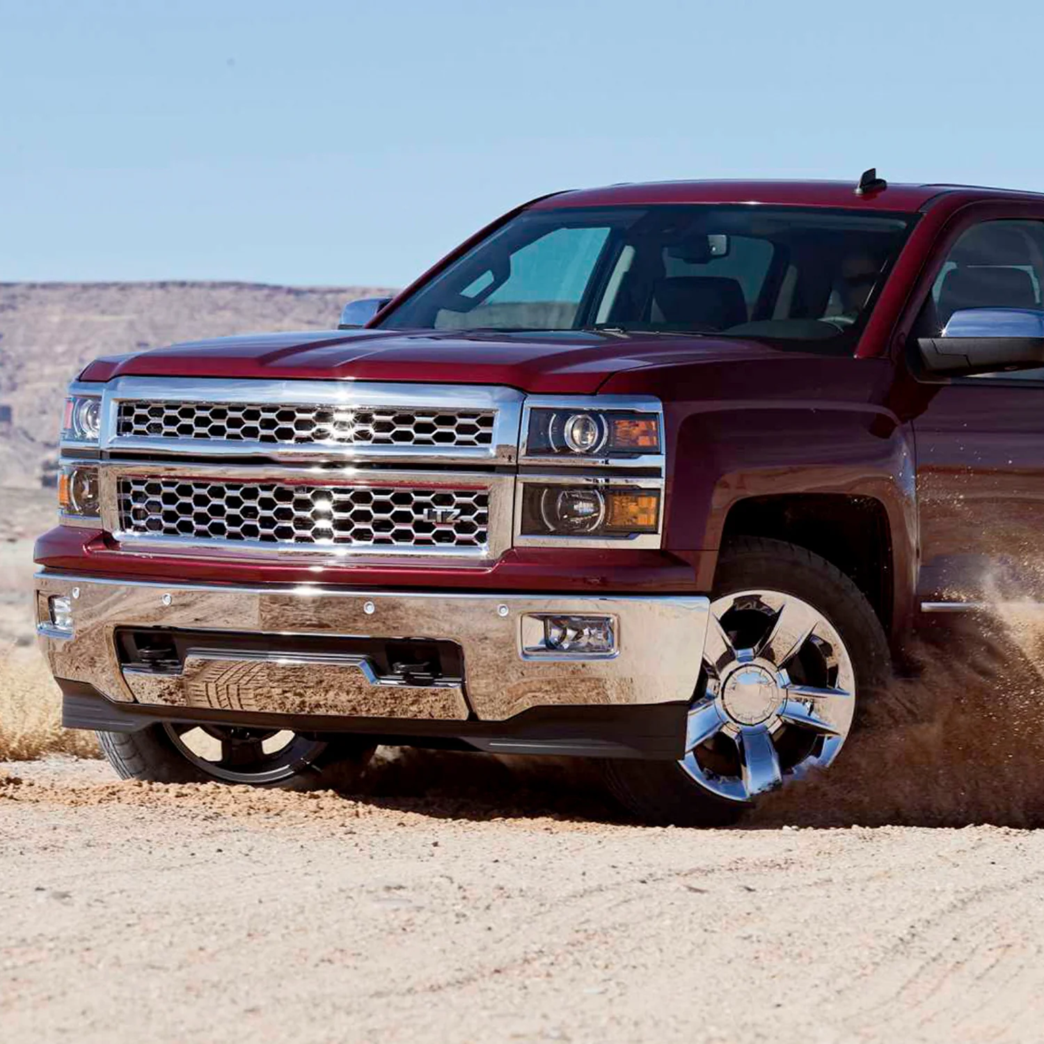 2014-2017 Chevy Silverado 1500 Projector Headlights Matt Black/Chrome Trim - Image 10
