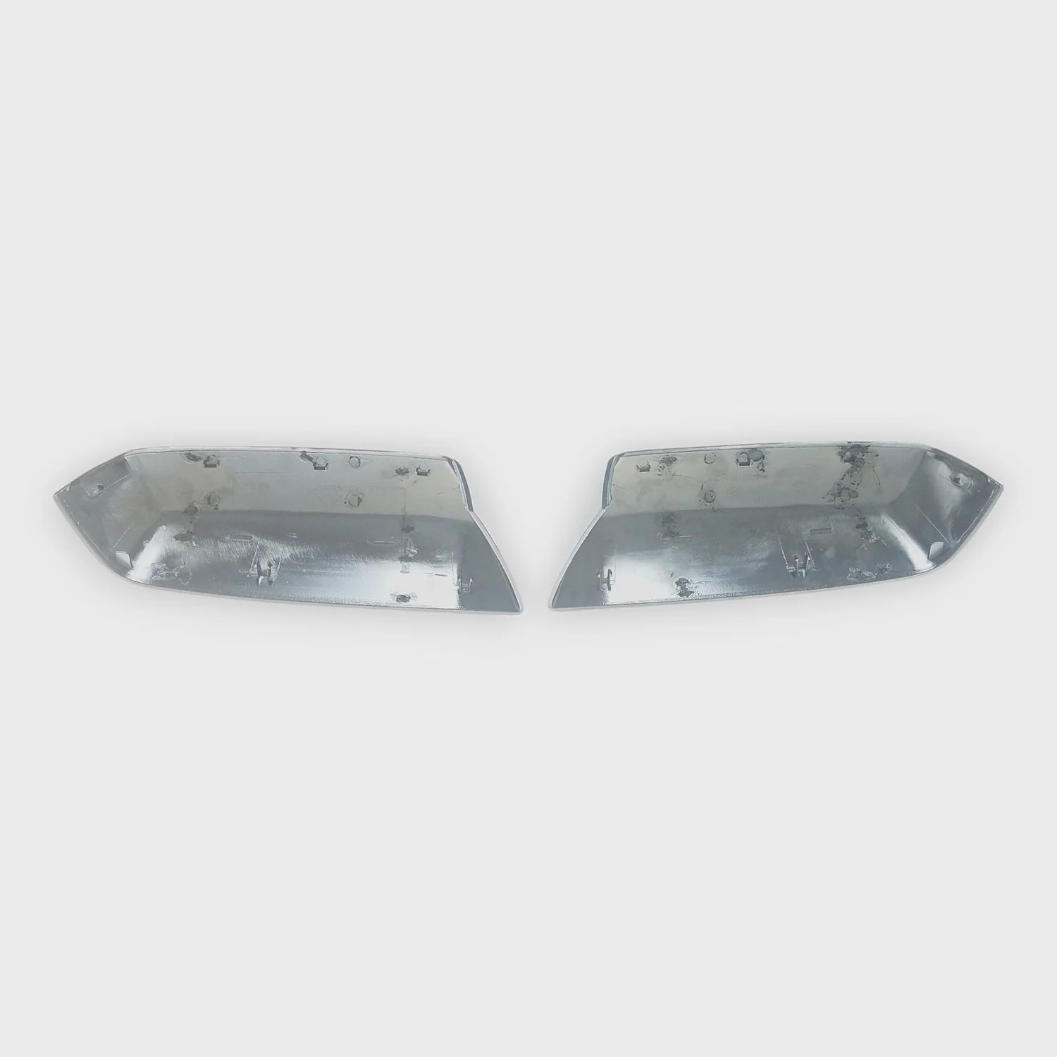 2014-2018 Chevrolet Silverado 1500 / GMC Sierra 1500 Mirror Cover Caps Chrome 2Pcs ABS Plastic - Image 3