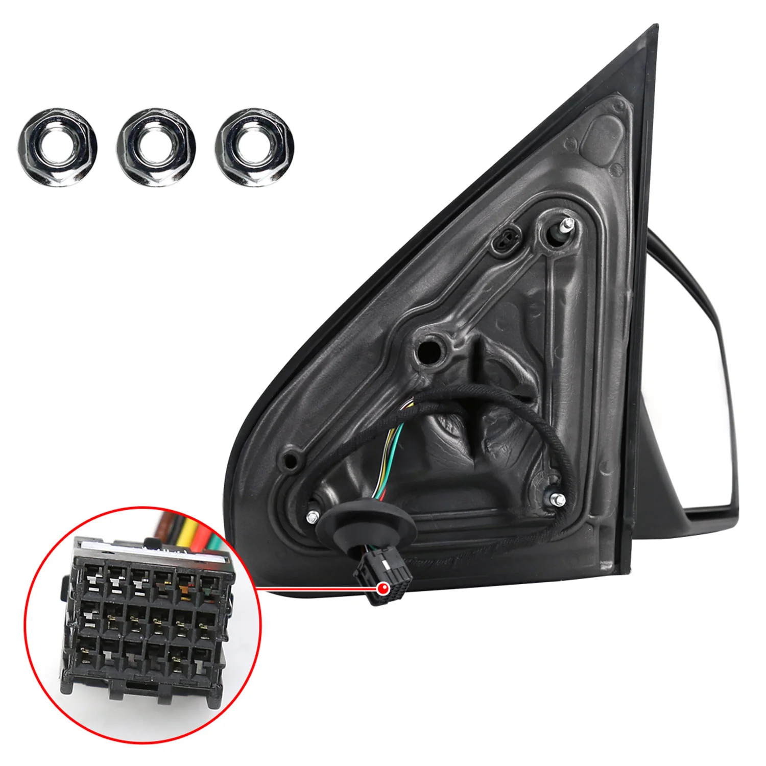 2014-2018 Chevy Silverado/GMC Sierra Glossy Heated Side Mirror Passenger Side - Image 7