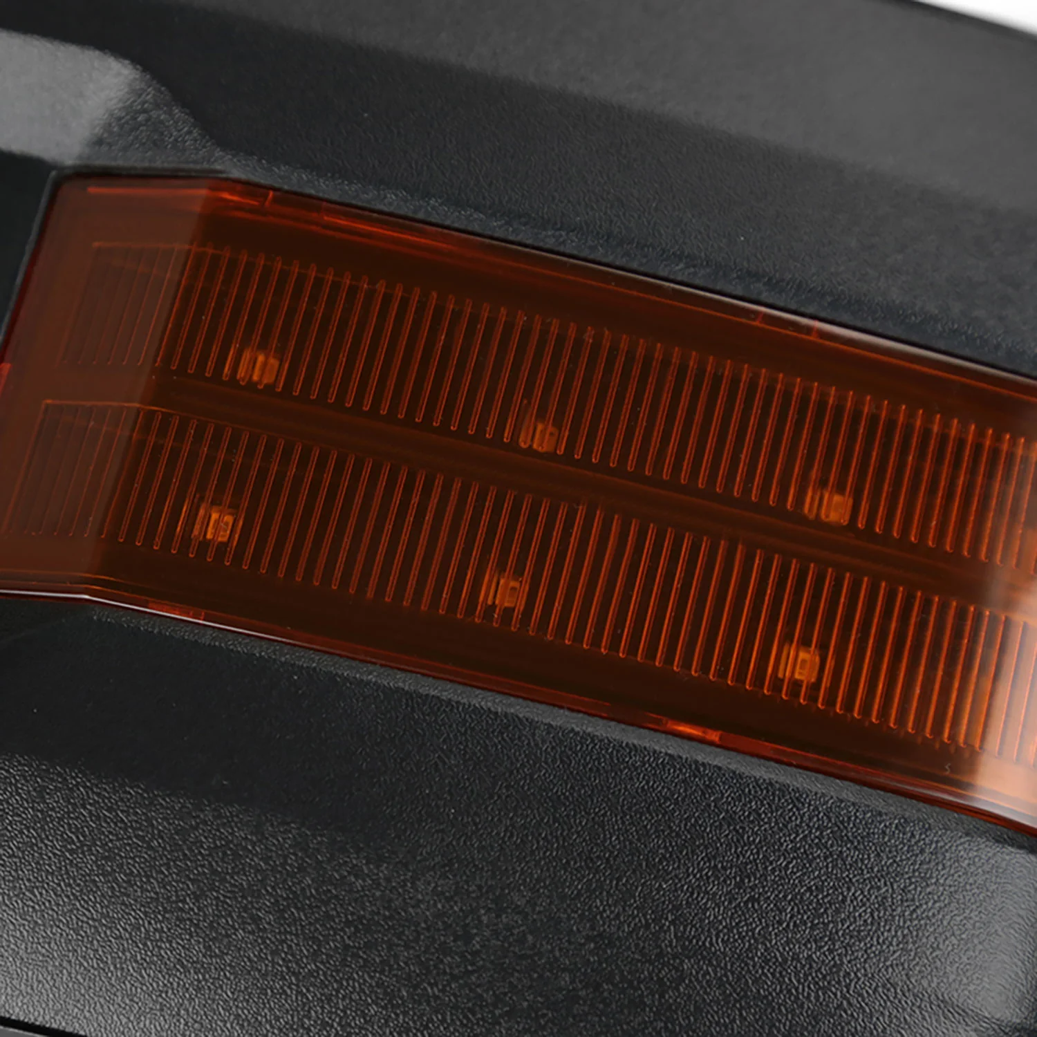2014-2018 Chevy Silverado/GMC Sierra Heated Manual Chrome Towing Mirrors Amber - Image 6