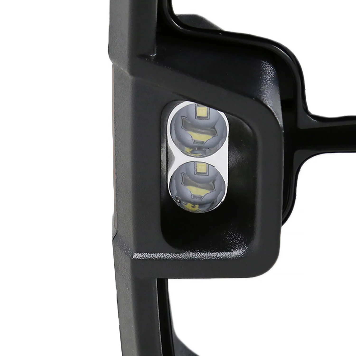 2014-2018 Chevy Silverado/ Sierra Folding Heated & Manual Towing Mirrors Black - Image 5