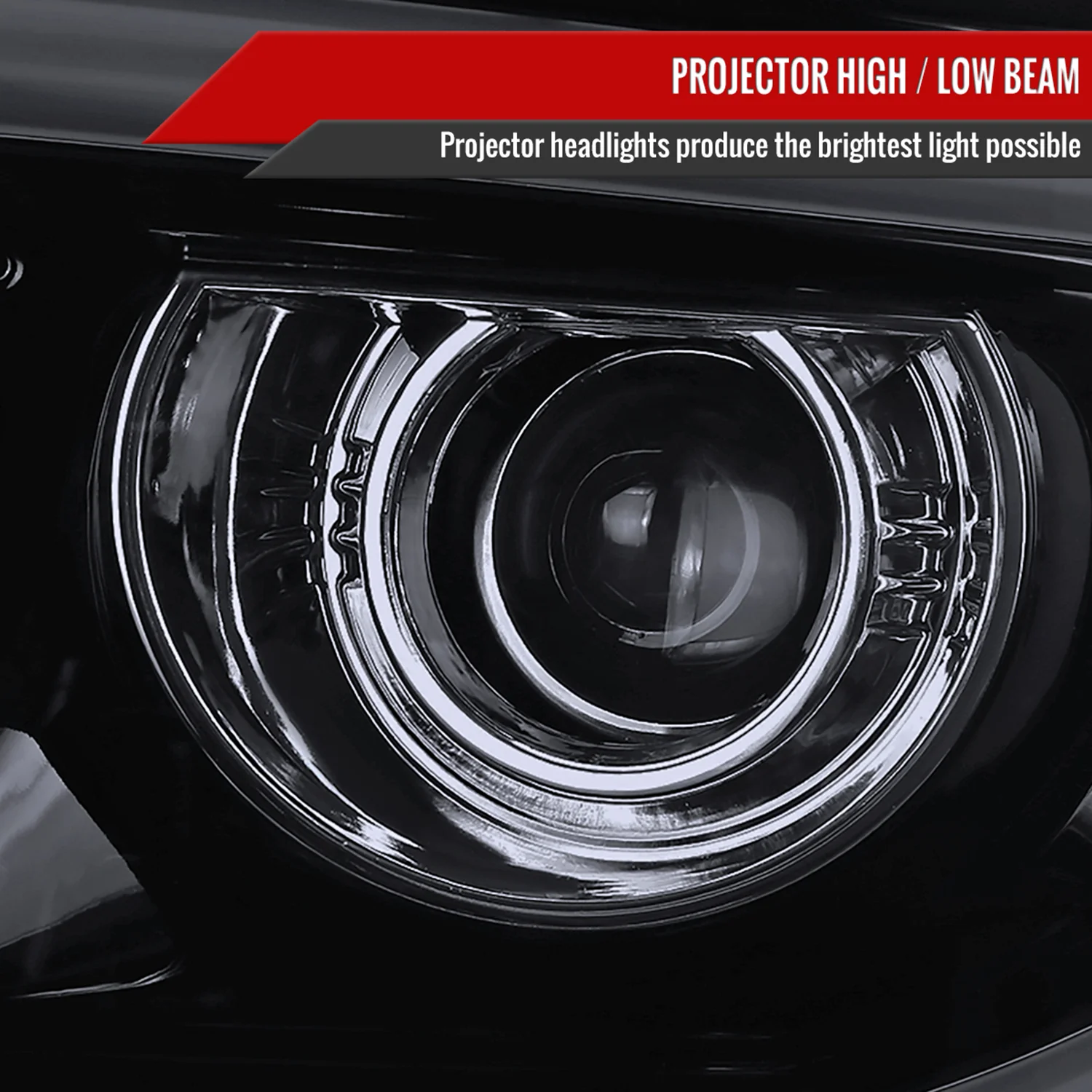 2014-2019 GMC Sierra 1500/2500/3500 LED Bar Headlights LED Signal Lights Black - Image 3