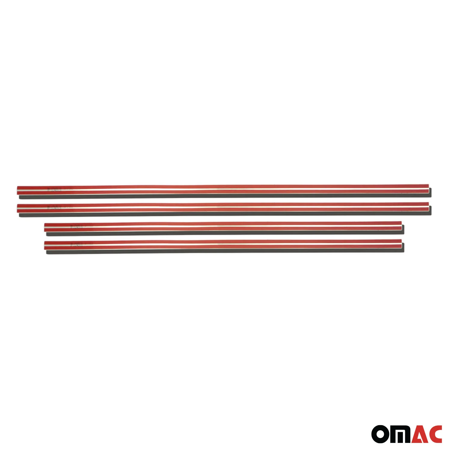 2014-2019 GMC Sierra Crew Cab 1500/2500/3500 Side Door Molding Trim Stainless Steel Silver 4x - Image 5