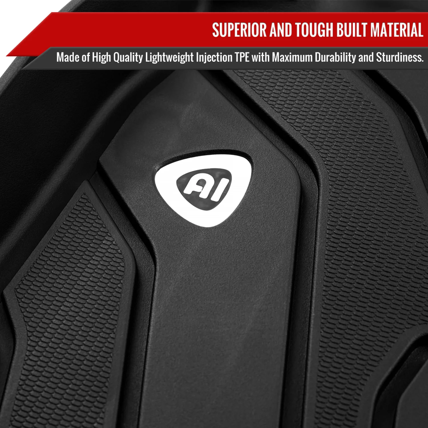 2014-2020 Nissan Rogue All Weather Floor Mats Liner TPE 3Pcs Black - Image 4