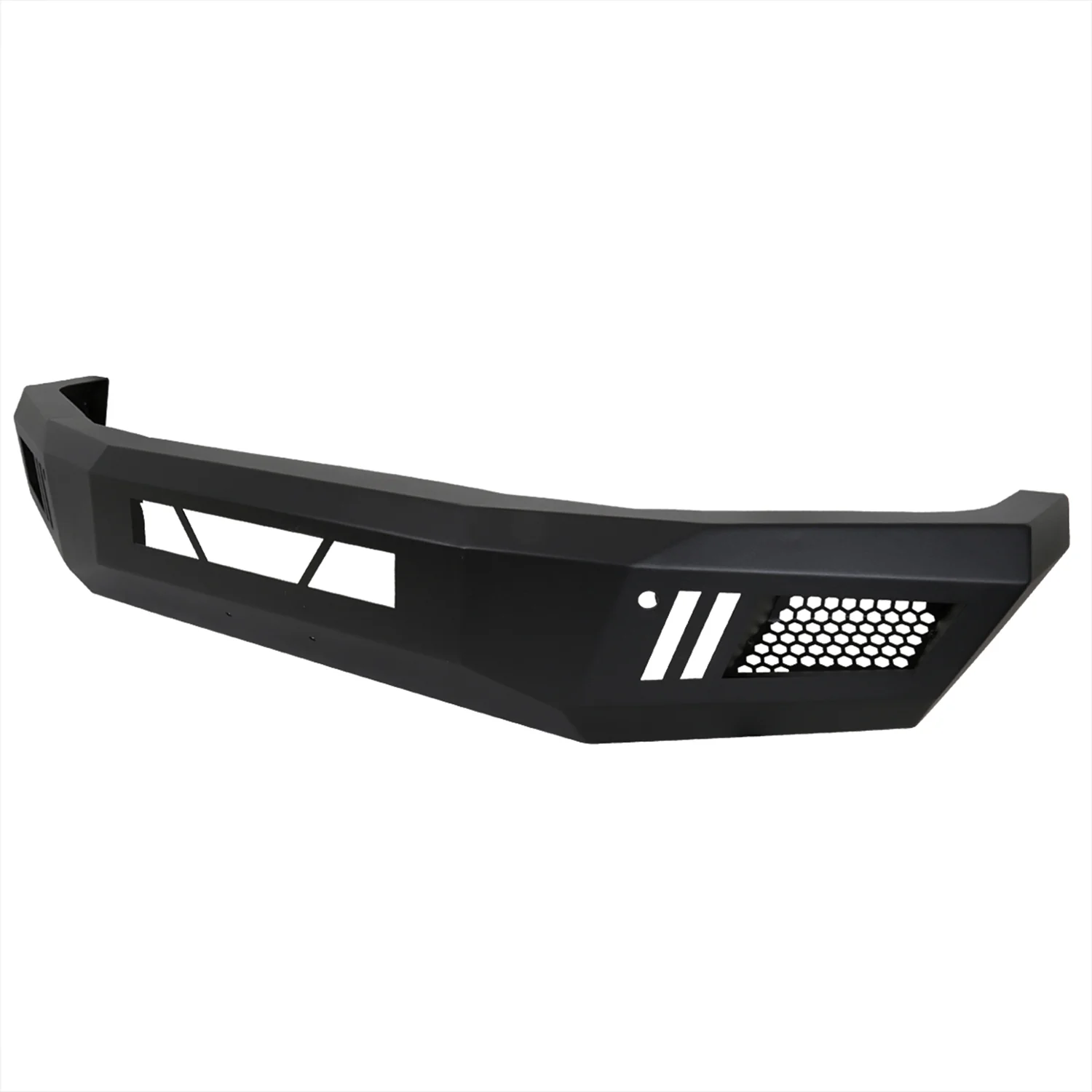 2014-2021 Toyota Tundra Black Heavy Duty Steel Front Bumper & LED Light Ports
