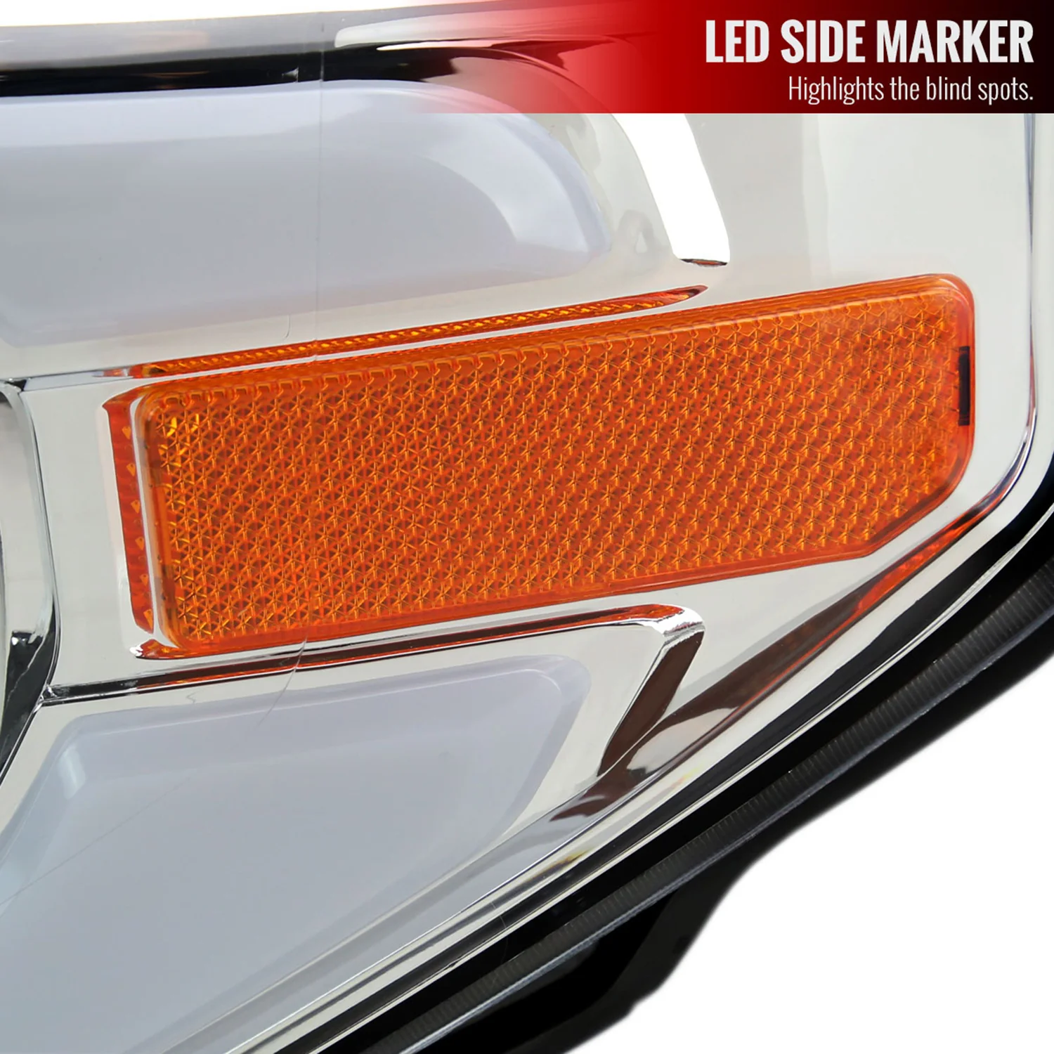 2014-2021 Toyota Tundra LED Bar Factory Style Headlights Chrome/Clear Lens - Image 6