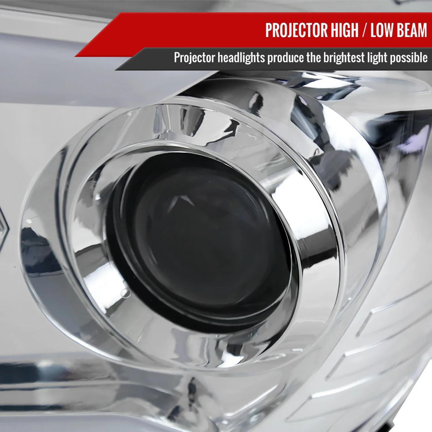 2014-2021 Toyota Tundra LED CBar Projector Headlights Arrow Signals Chrome - Image 3