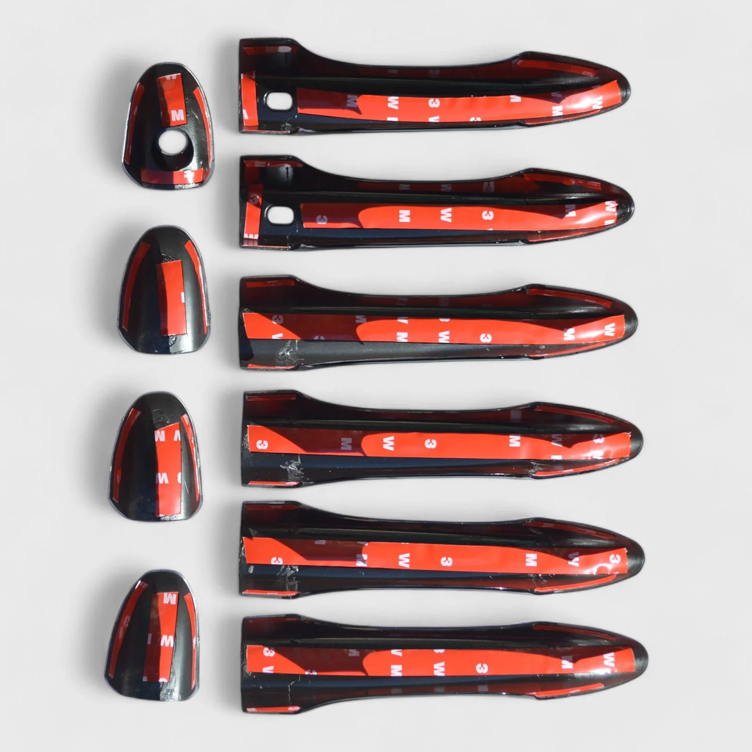 2014-2023 Jeep Cherokee Door Handle Cover Gloss Black 10Pcs ABS Plastic - Image 3