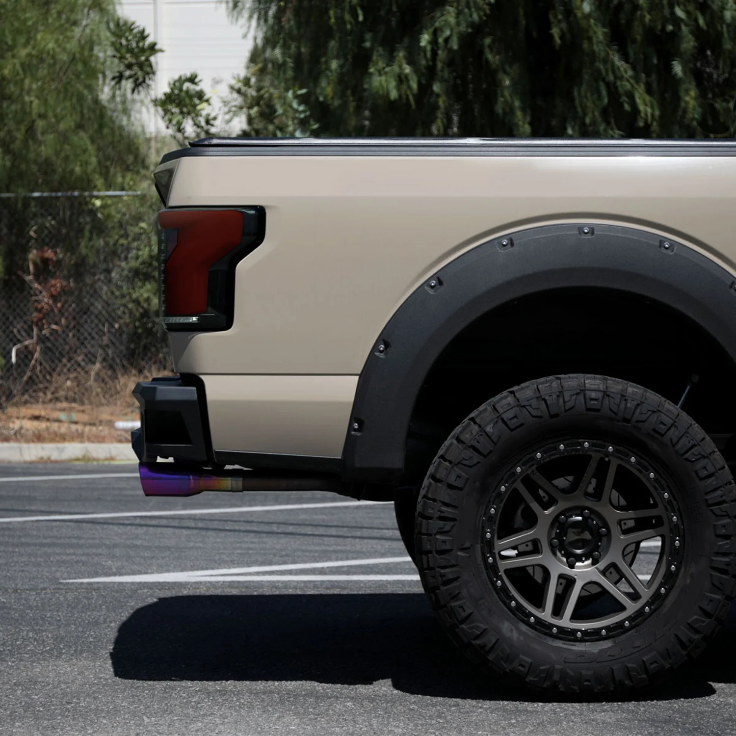 2015-2017 Ford F-150 Turn Signal Animated Red LED Bar Tail Lights Black/Smoke - Image 10