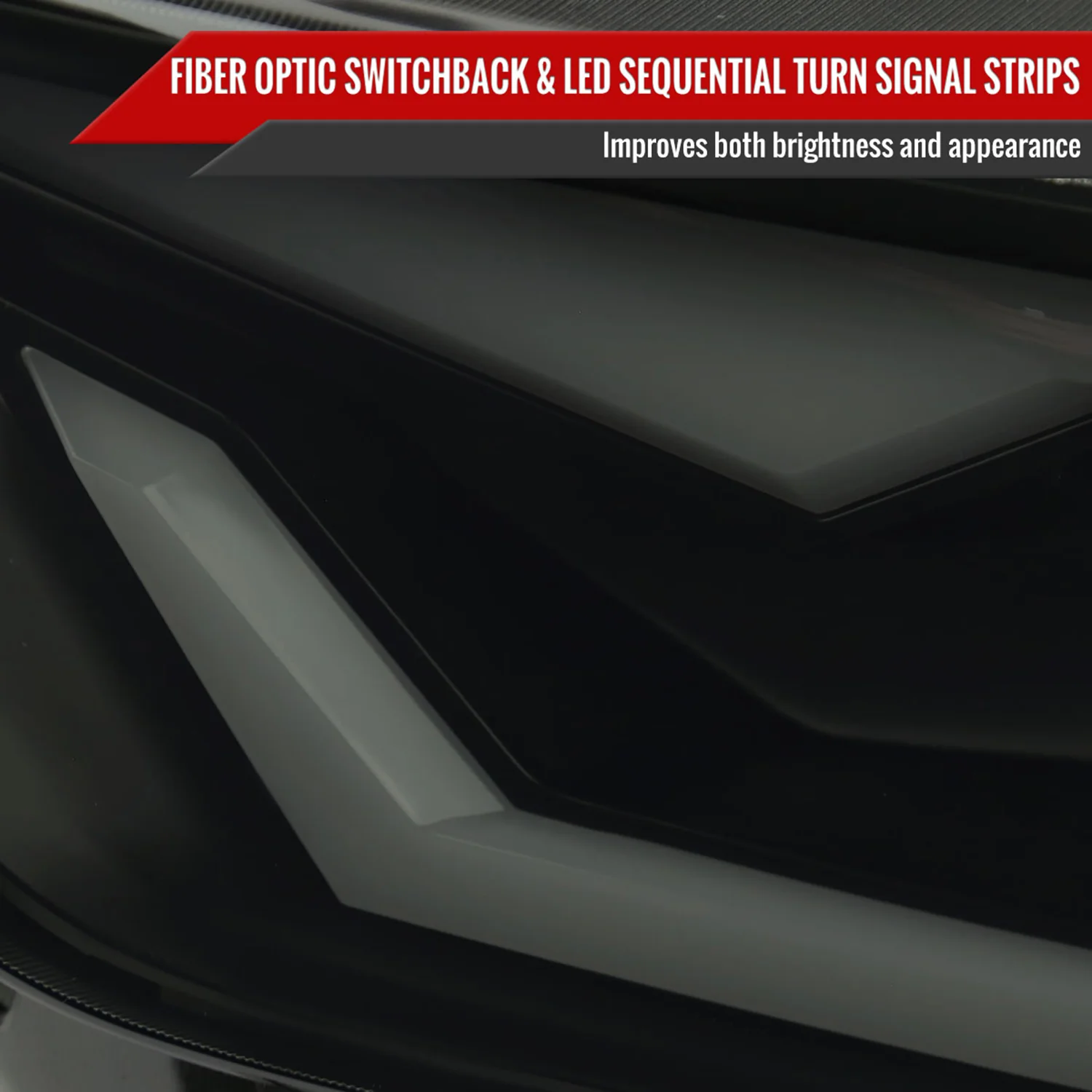 2015-2017 Ford Mustang/2018-2020 Shelby HID/Xenon LED Signal Headlights Smoke - Image 5