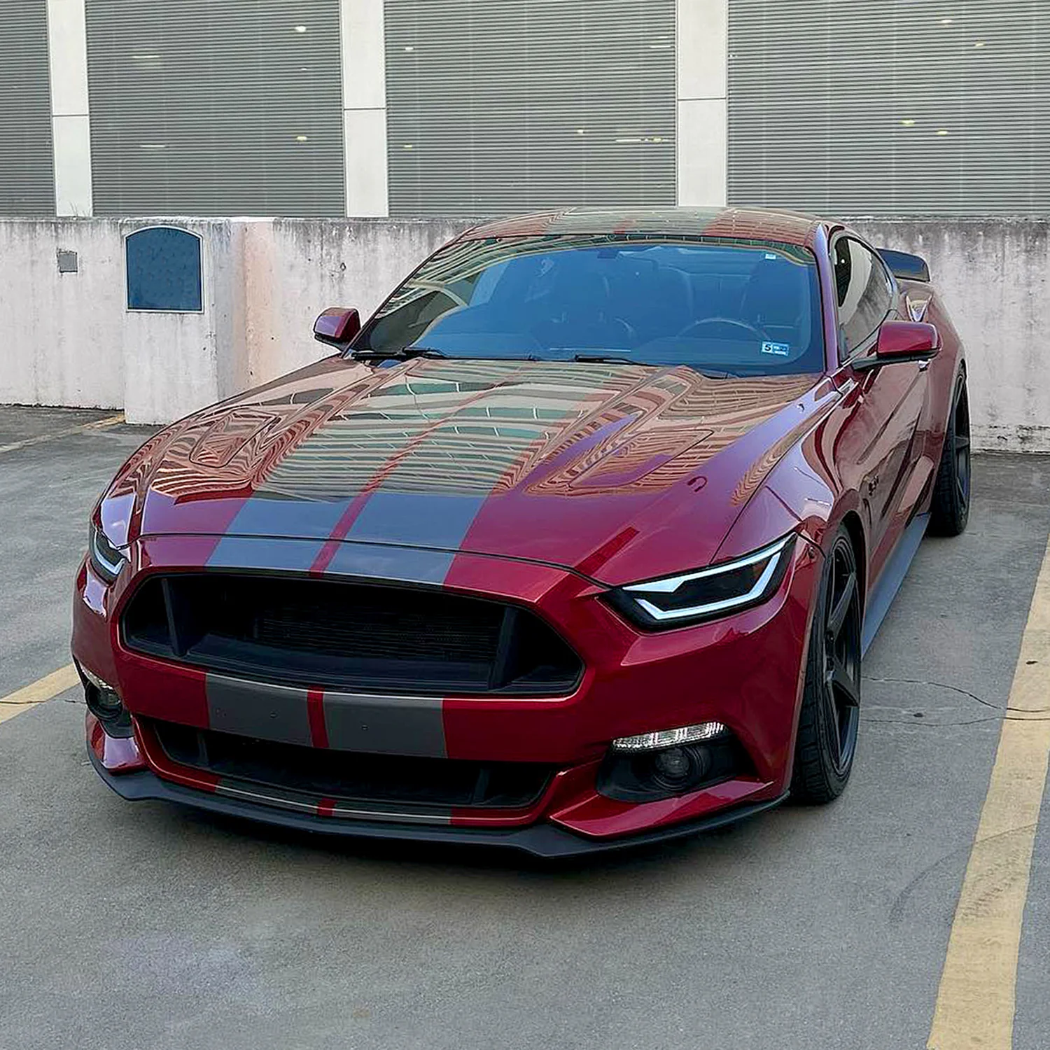 2015-2017 Ford Mustang/2018-2020 Shelby HID/Xenon LED Signal Headlights Smoke - Image 9