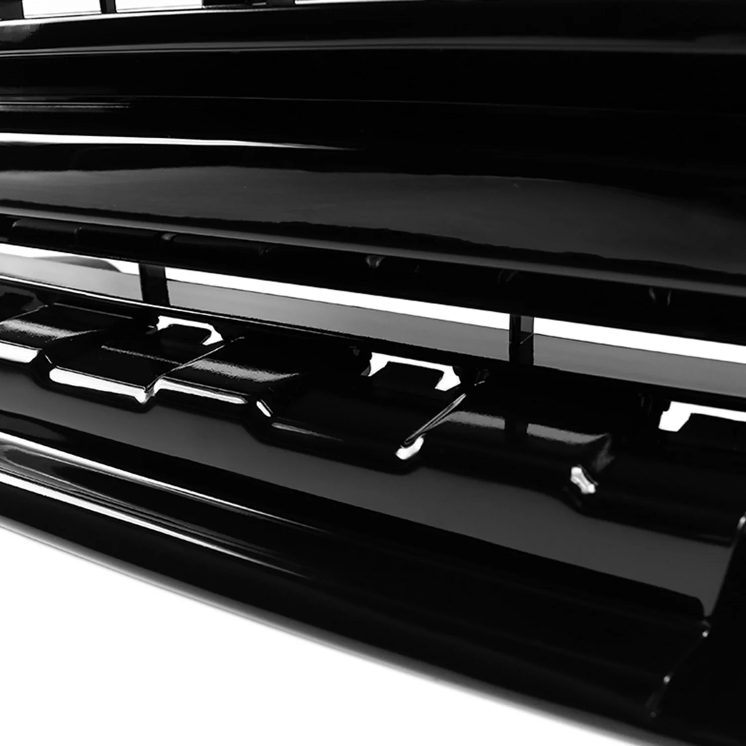 2015-2018 GMC Canyon Glossy Black ABS Front Hood Grille - Image 6