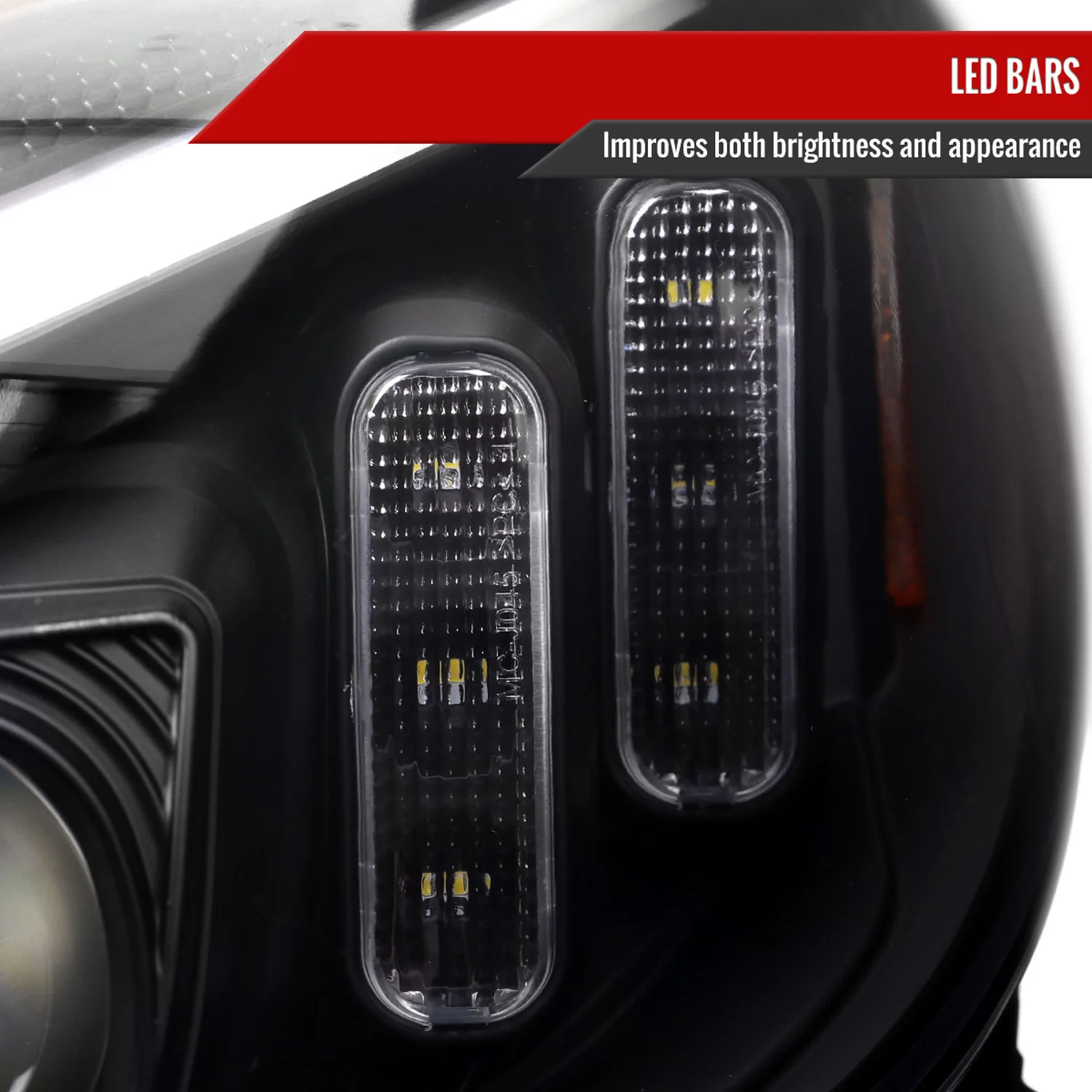 2015-2018 Mercedes-Benz C-Class W205 Full LED Headlights Signal Black - Image 5