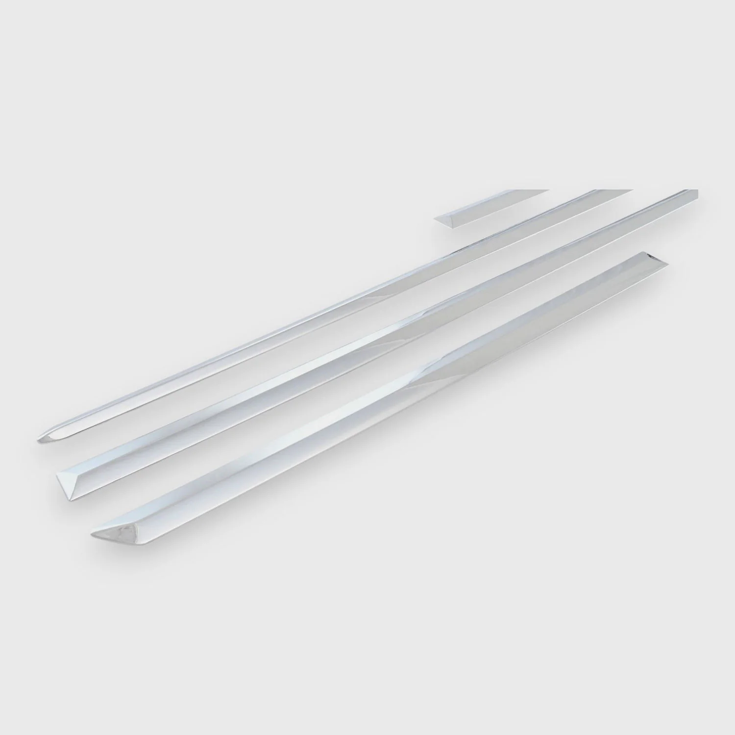 2015-2019 Cadillac ATS Side Door Molding Trim Set Chrome 4Pcs ABS Plastic - Image 2
