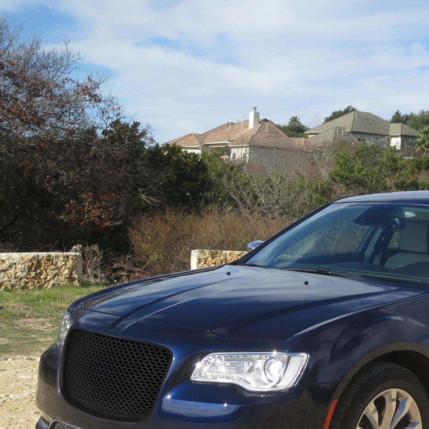 2015-2019 Chrysler 300 Black ABS Mesh Grille - Image 10