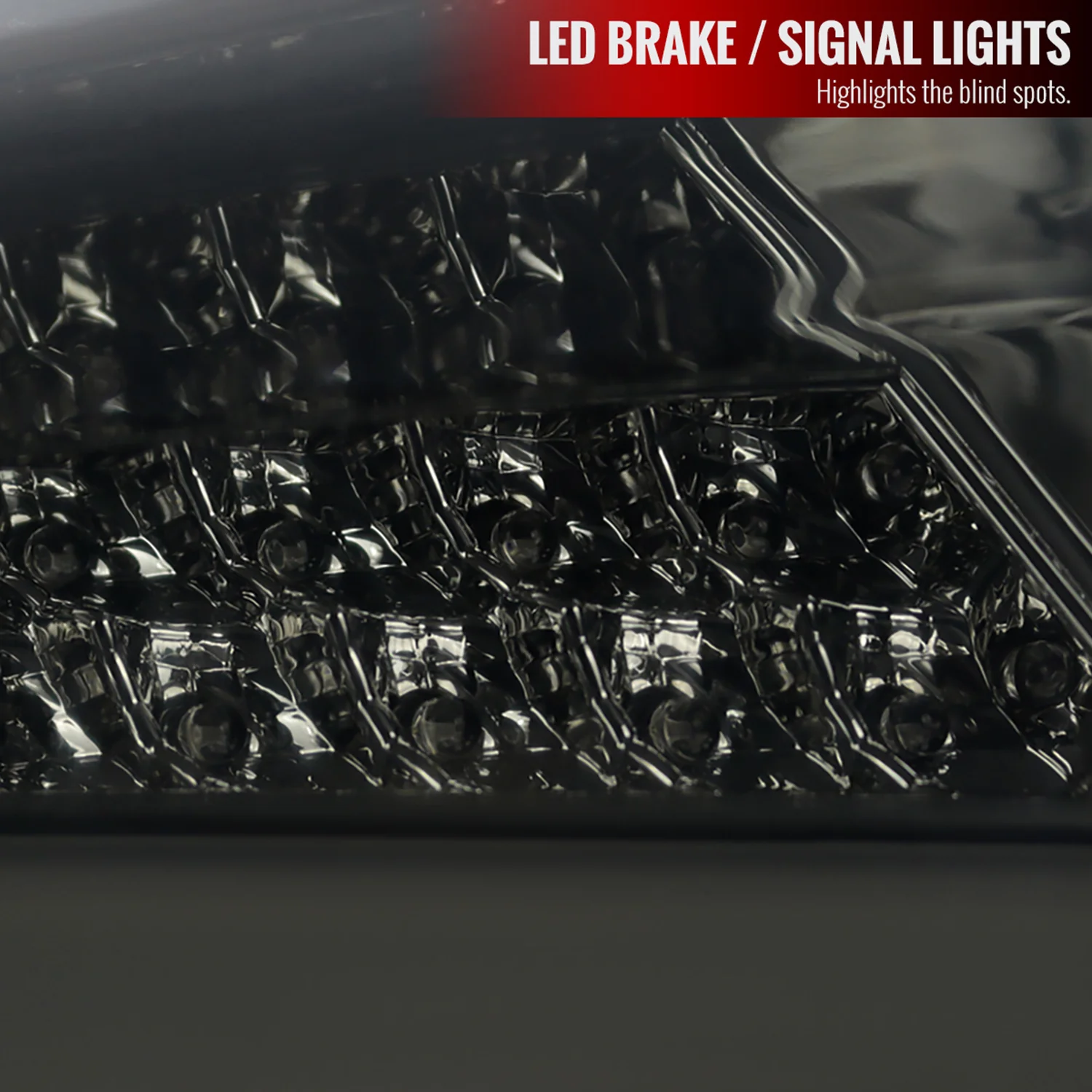 2015-2019 Ford Focus Hatchback LED Tail Lights Chrome Housing/Smoke Lens - Image 4