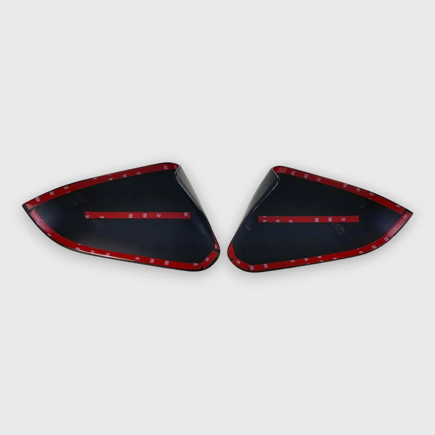2015-2019 Hyundai Sonata Mirror Cover Caps Gloss Black 2Pcs ABS Plastic - Image 3