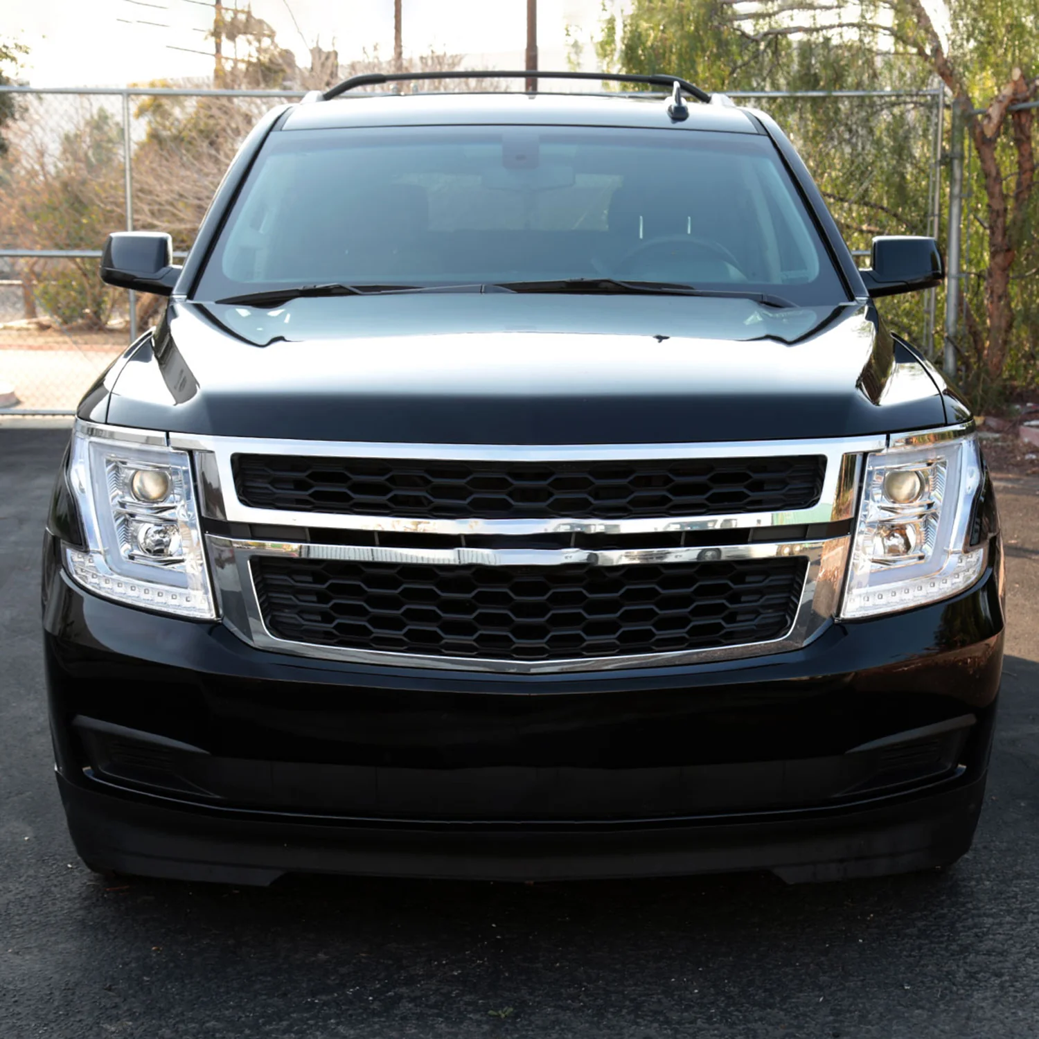 2015-2020 Chevy Tahoe Suburban/ 3500HD LED C-Bar Headlights LED Signal Chrome - Image 10