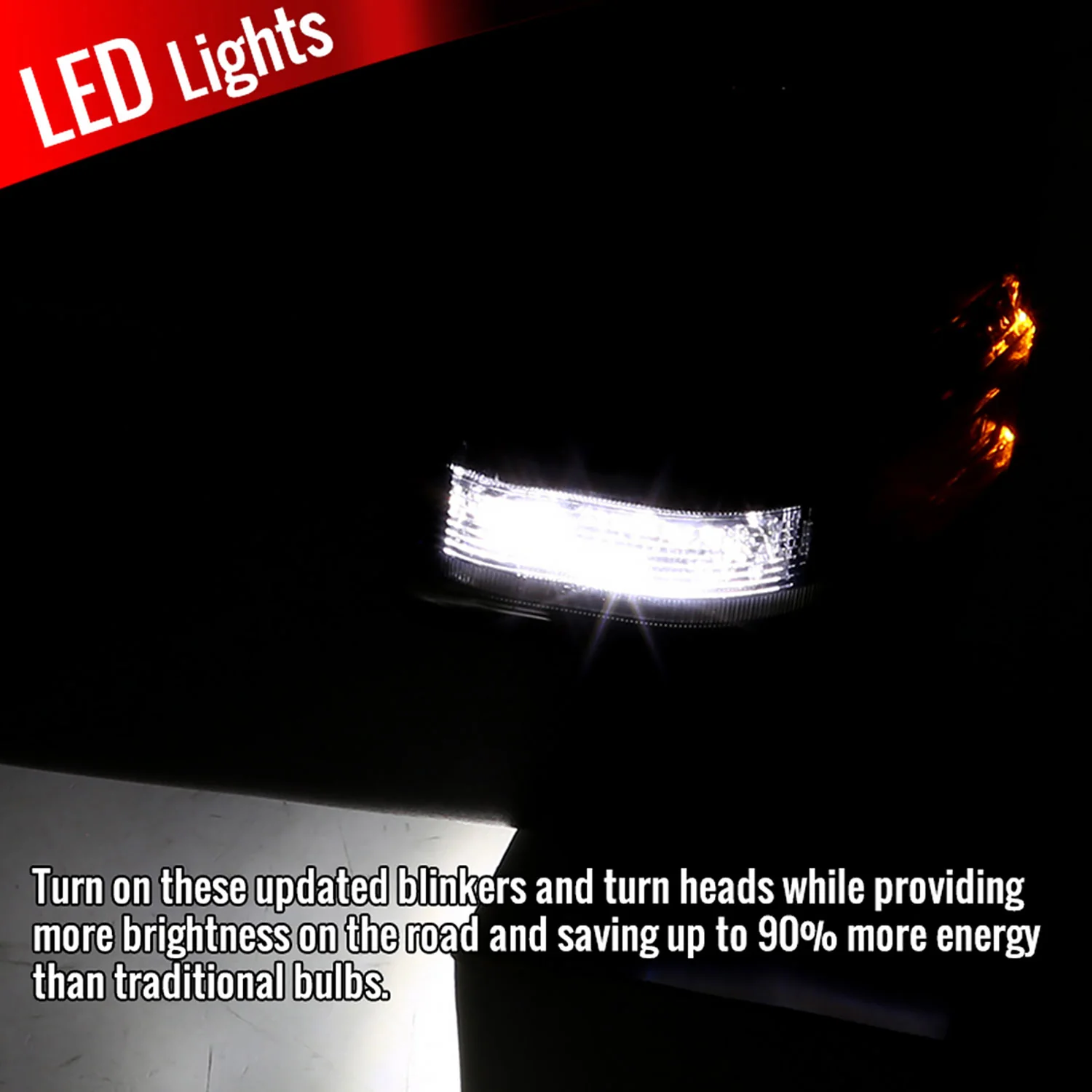 2015-2020 Ford F-150 Heated 8Pin/22Pin Towing Mirrors Smoke & Turn Signal - Image 2