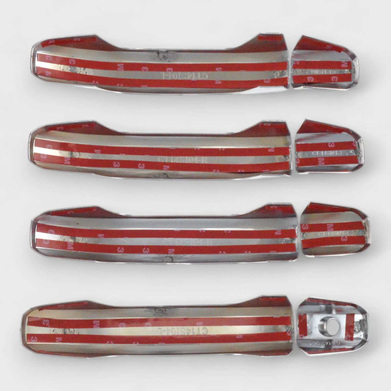 2015-2020 GMC Yukon Door Handle Cover Chrome 8Pcs ABS Plastic - Image 3