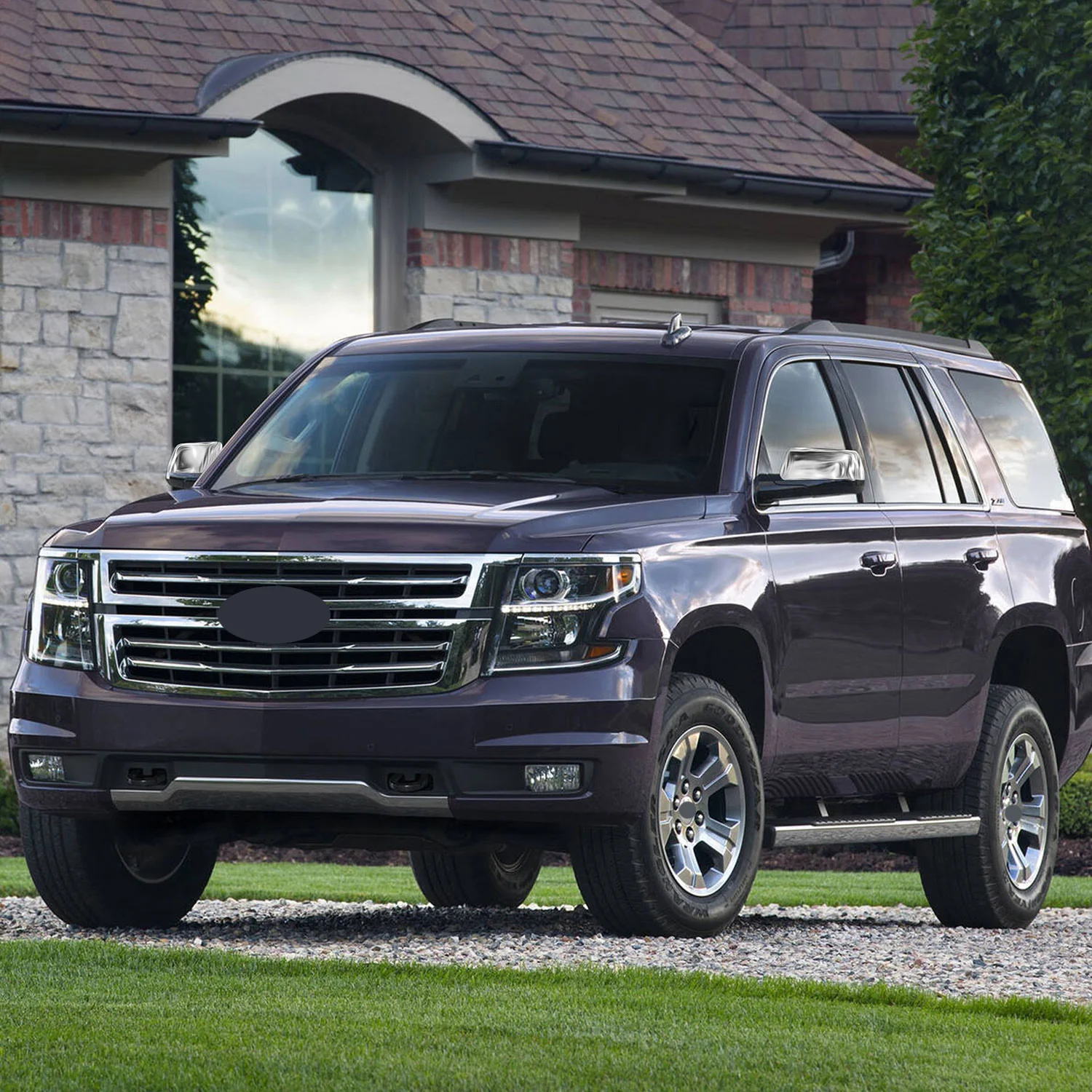 2015-2020 GMC Yukon Mirror Cover Caps Chrome 2Pcs ABS Plastic - Image 3