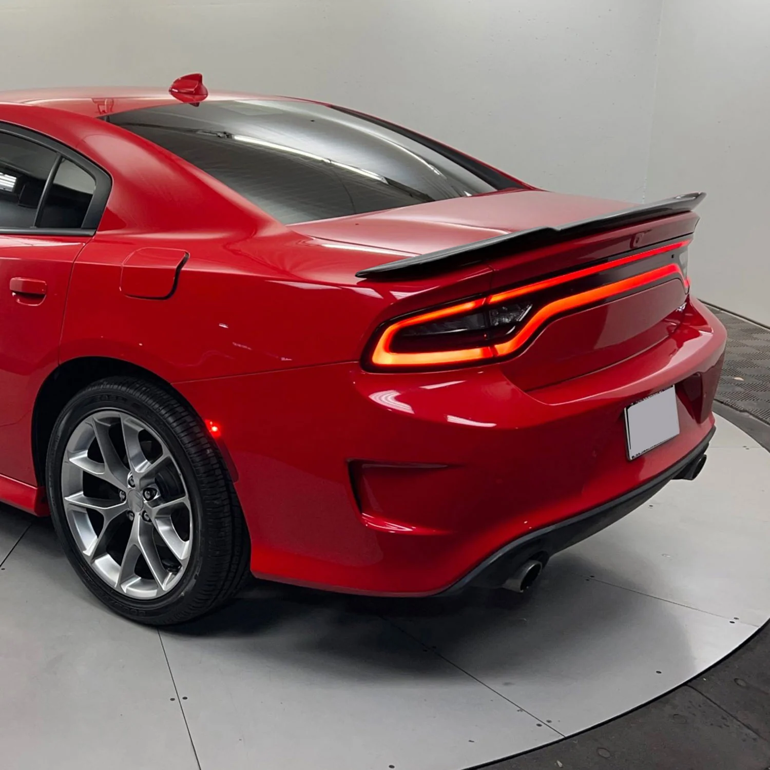 2015-2021 Dodge Charger Glossy Black ABS Hellcat Style Rear Spoiler - Image 9